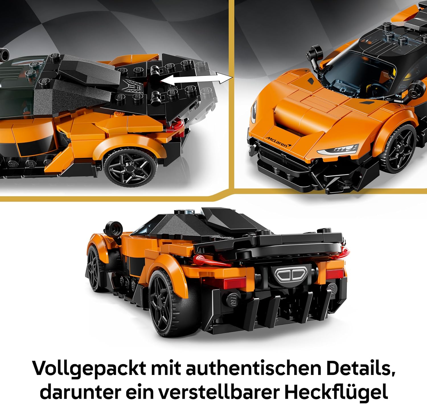 Detalle 2 de LEGO Speed Champions McLaren W1 Modellauto 🎲