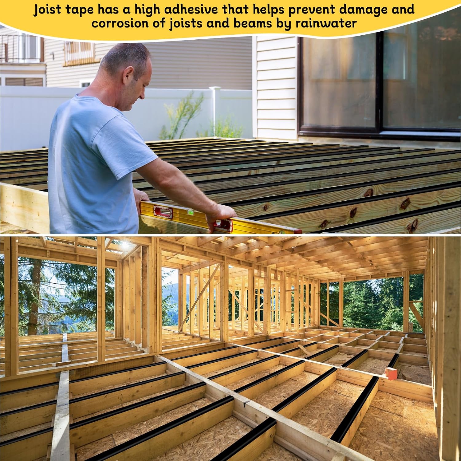 Detalle de Hanotic Joist Tape for Decking, 2 inch