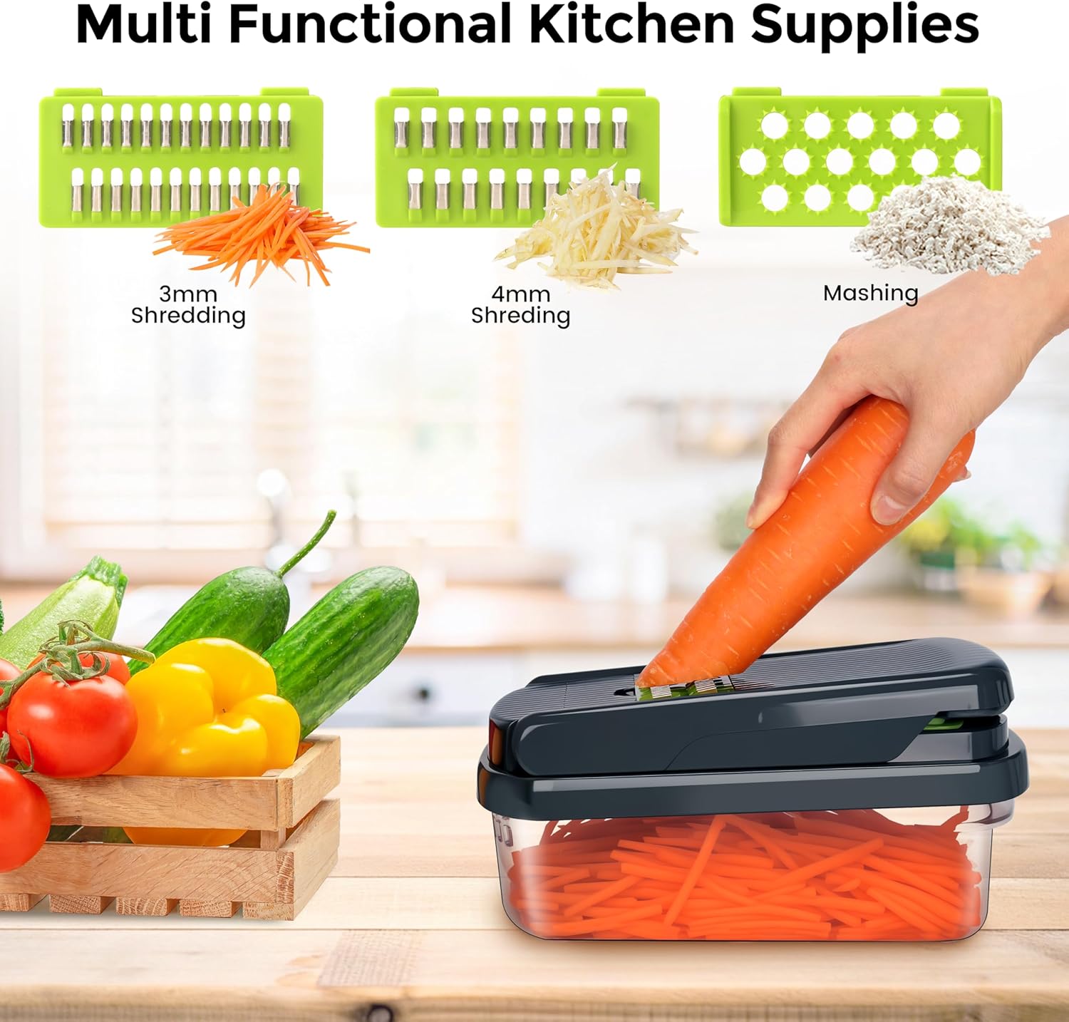 Thumbnail 3 de Yusshn 12-in-1 Vegetable Chopper