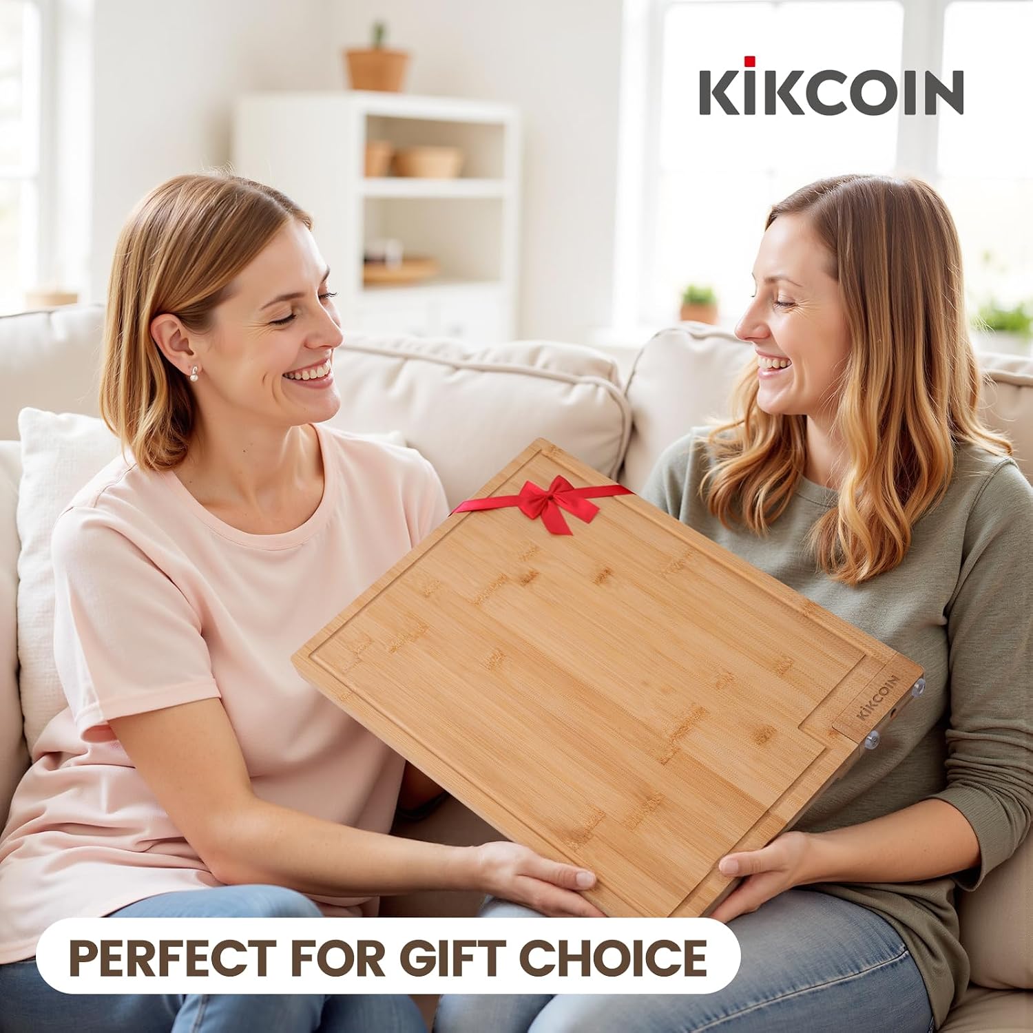 Thumbnail 6 de Kikcoin Bamboo Cutting Board 17x11.3" ⚙