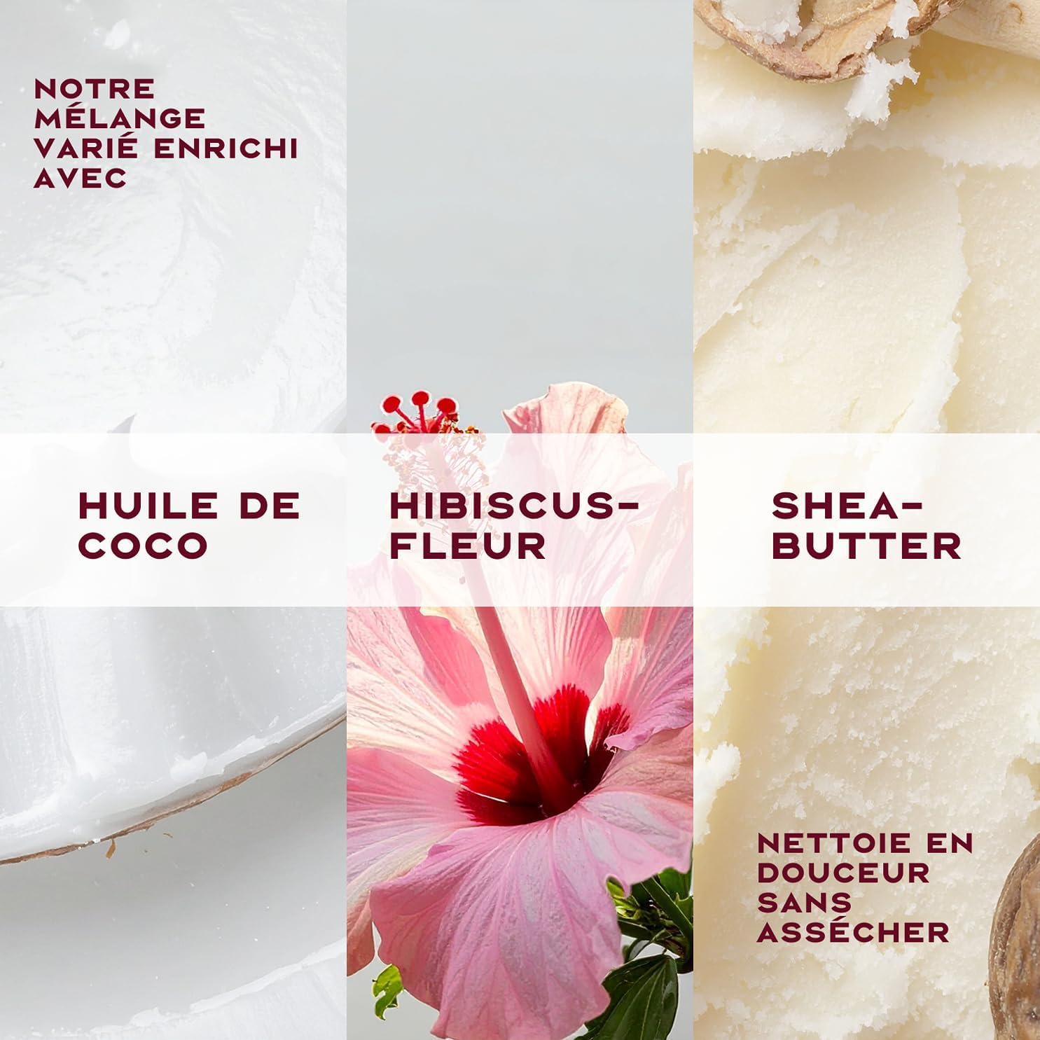 Detalle de SheaMoisture Shampooing Noix de Coco & Hibiscus – 384 ml