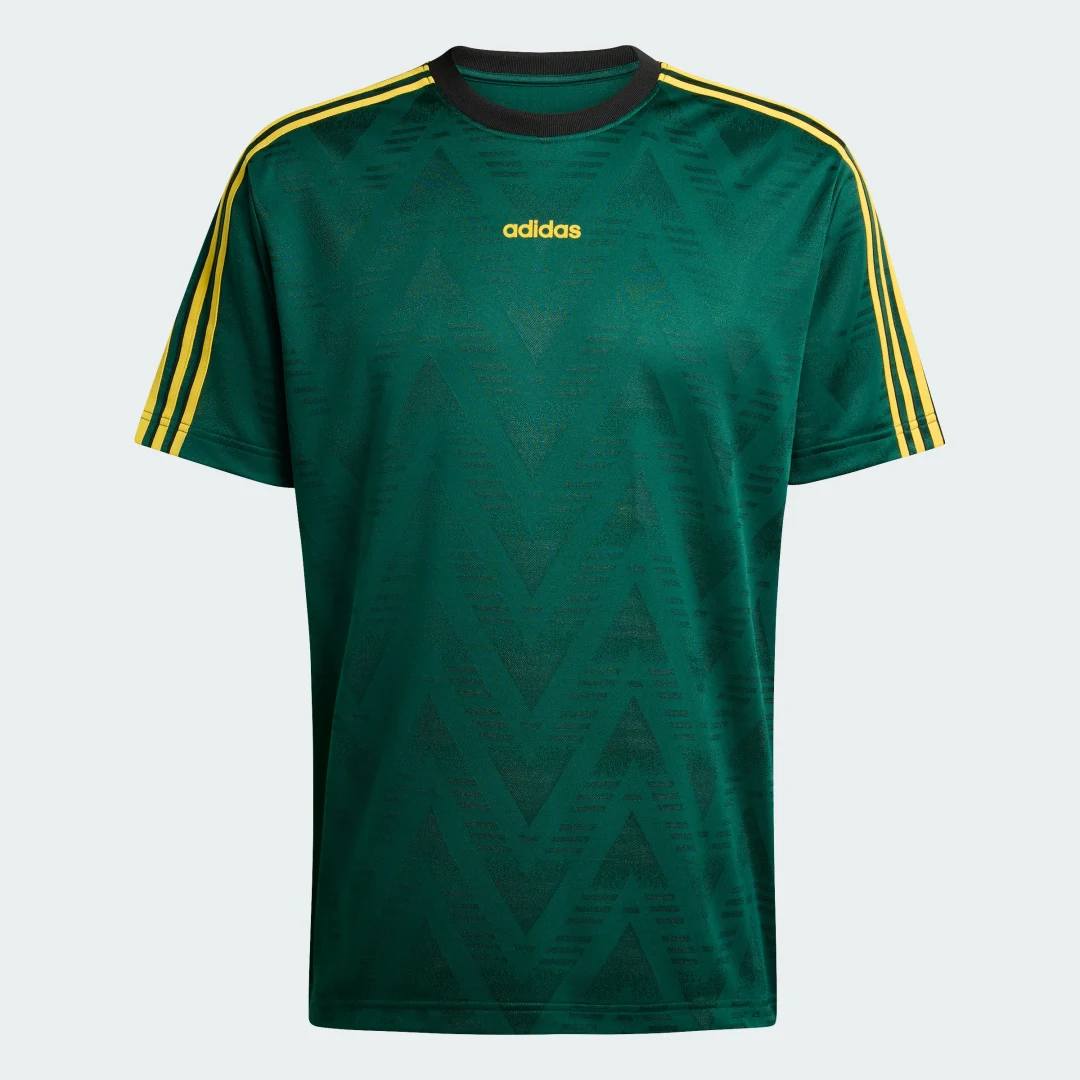 Detalle 2 de Camiseta de jacquard Adidas verde