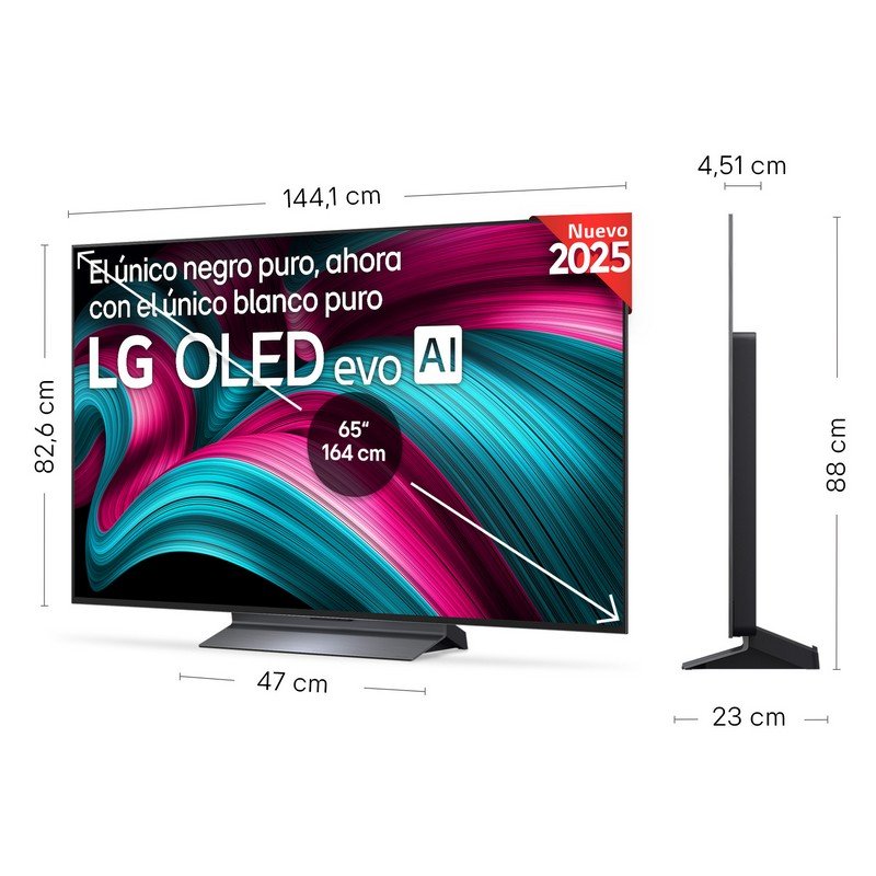 Detalle de LG OLED evo OLED65C54LA 65" 4K Ultra HD Dolby Vision + SoundBar 300W