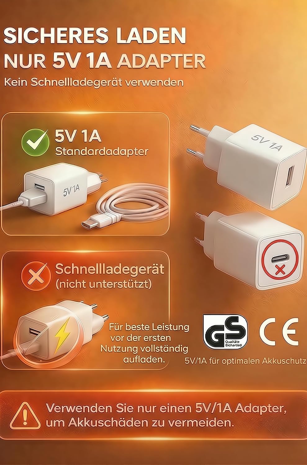 Thumbnail 6 de ZOVHYYA Elektrische Fliegenklatsche 4000 V – USB-C Akku, Weiß (1800 mAh)