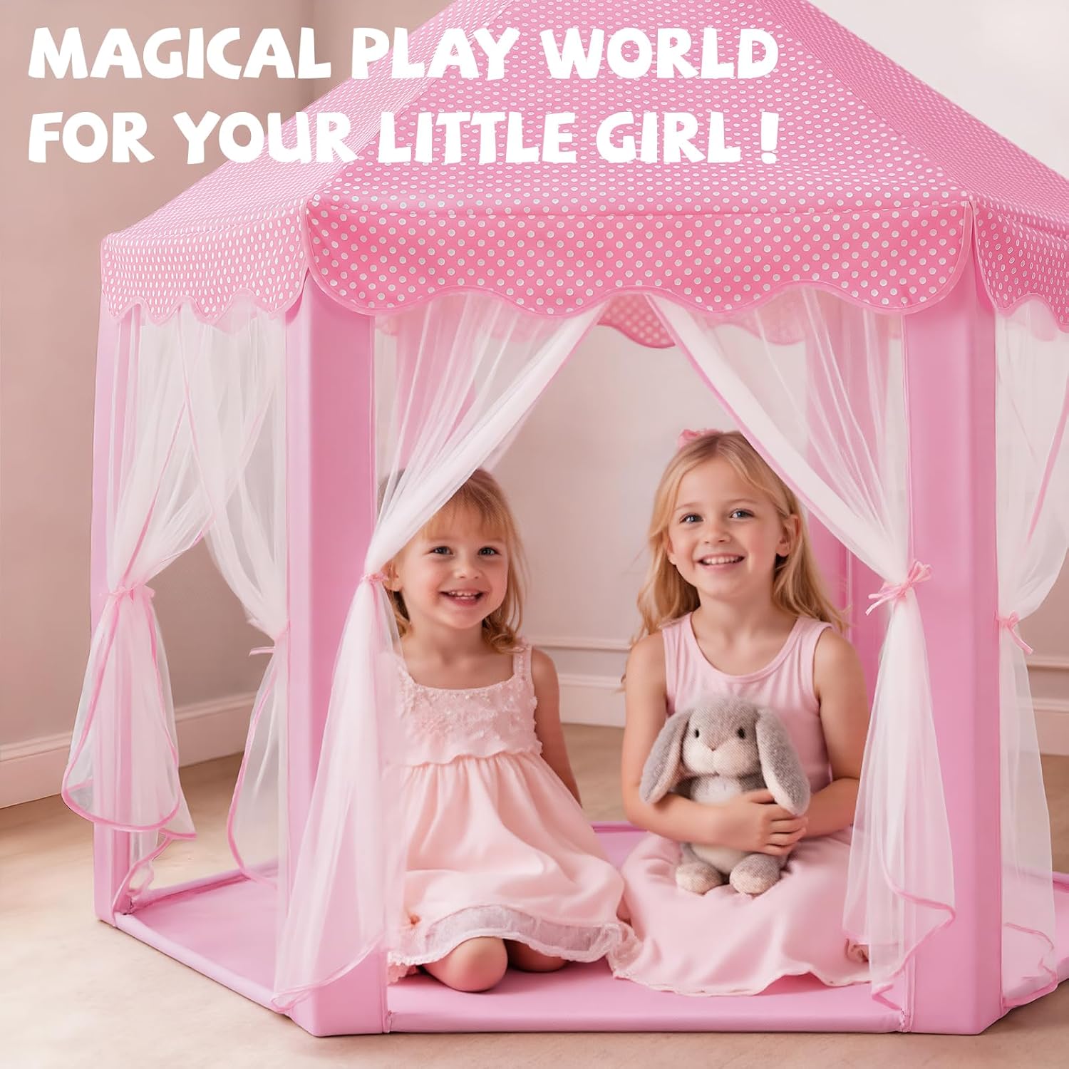 Thumbnail 5 de Sumbababy Princess Castle Tent for Girls — Playhouse 1 🎪