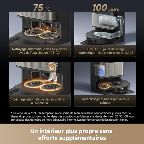 Thumbnail 6 de DREAME L40s Pro Ultra Robot Aspirateur Laveur – 19 000 Pa, PowerDock et HyperStream