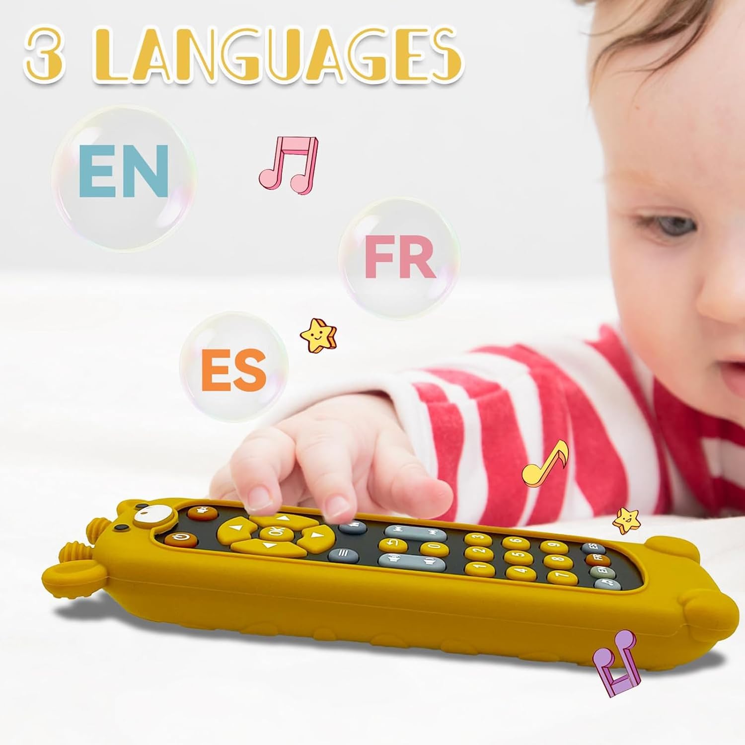 Detalle 2 de JoyJoyful Juguete Musical Bebés 6-12 Meses 🎶