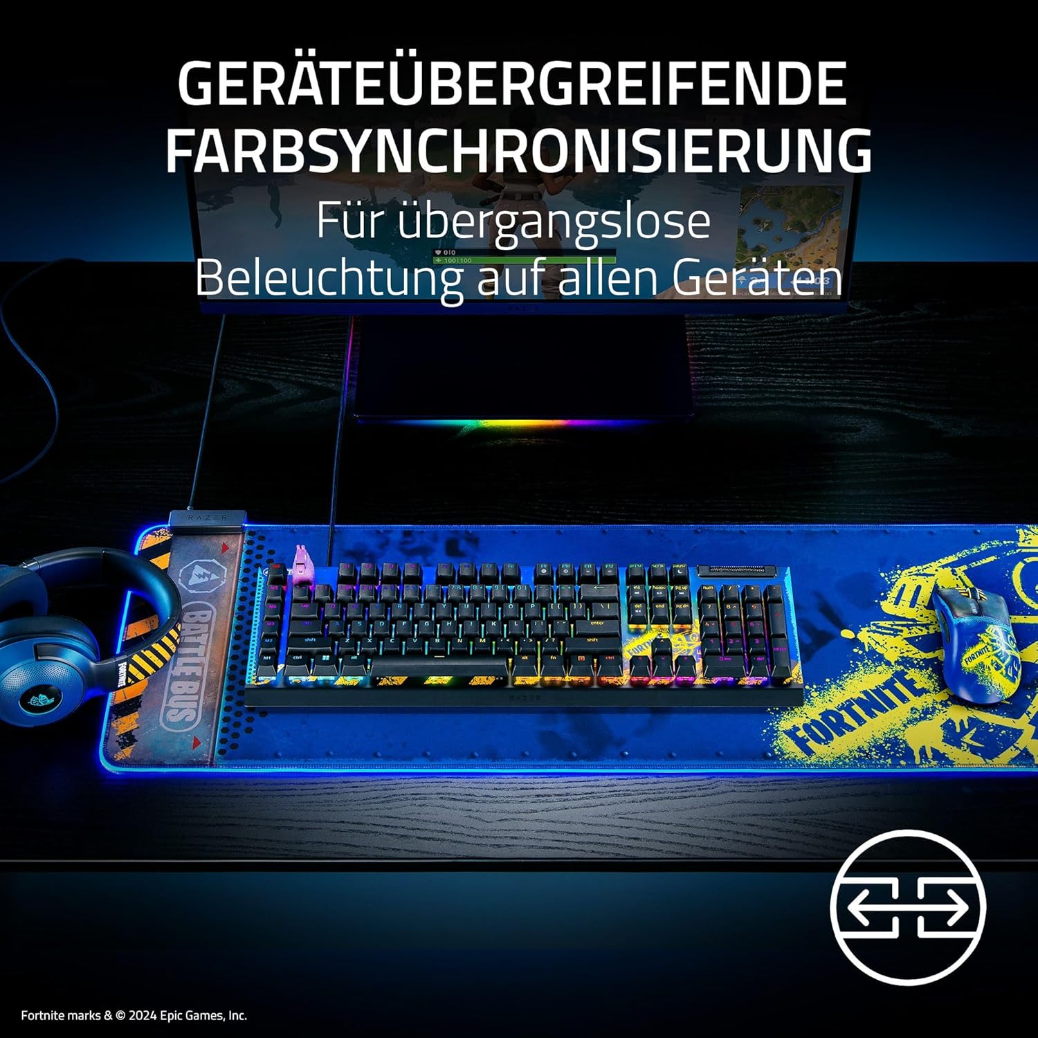 Thumbnail 6 de Razer Goliathus Extended Chroma – Fortnite Edition XXL Mauspad