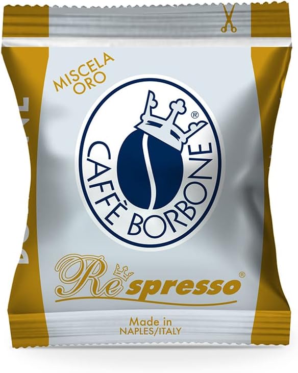 Detalle de Caffè Borbone Respresso Mélange Or – 50 Capsules compatibles Nespresso