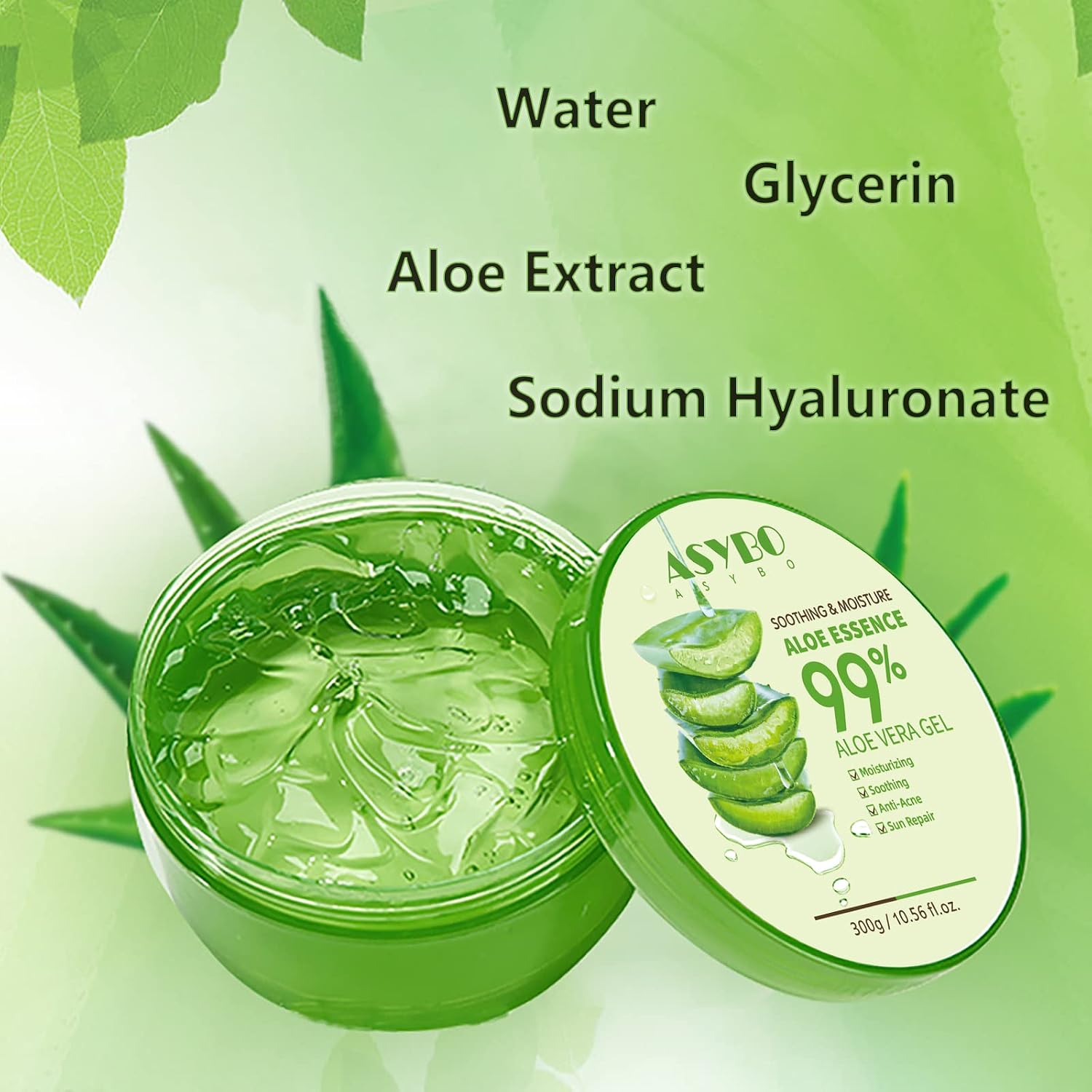 Thumbnail 1 de Aloe Vera Gel 300 ml von ASYBO
