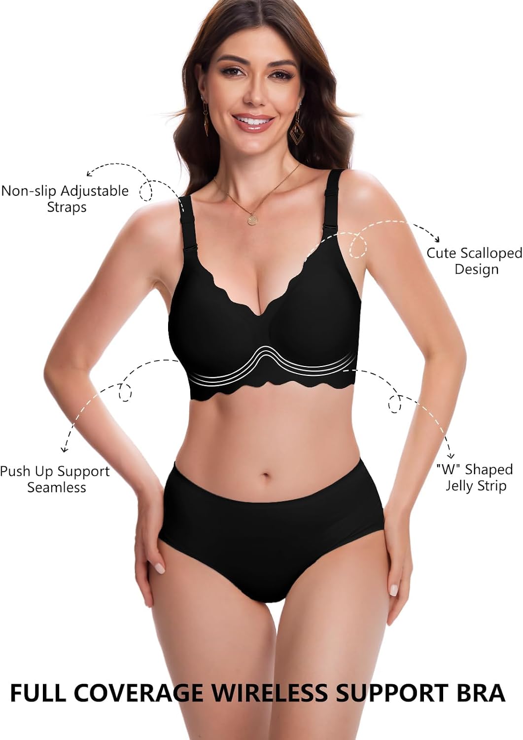 Thumbnail 1 de COCOMARTS Jelly Bra Wireless Seamless Bralette