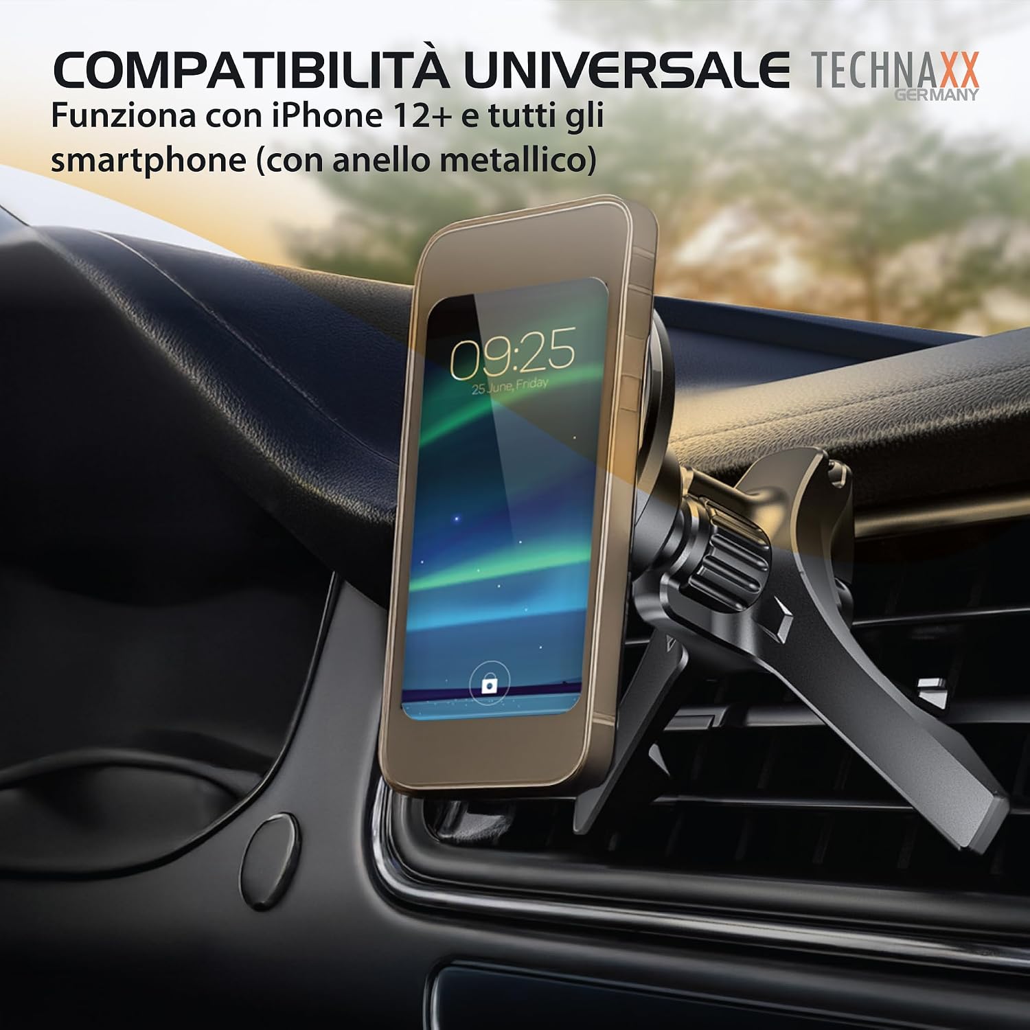 Detalle de Technaxx TX-304 supporto magnetico per auto 360°