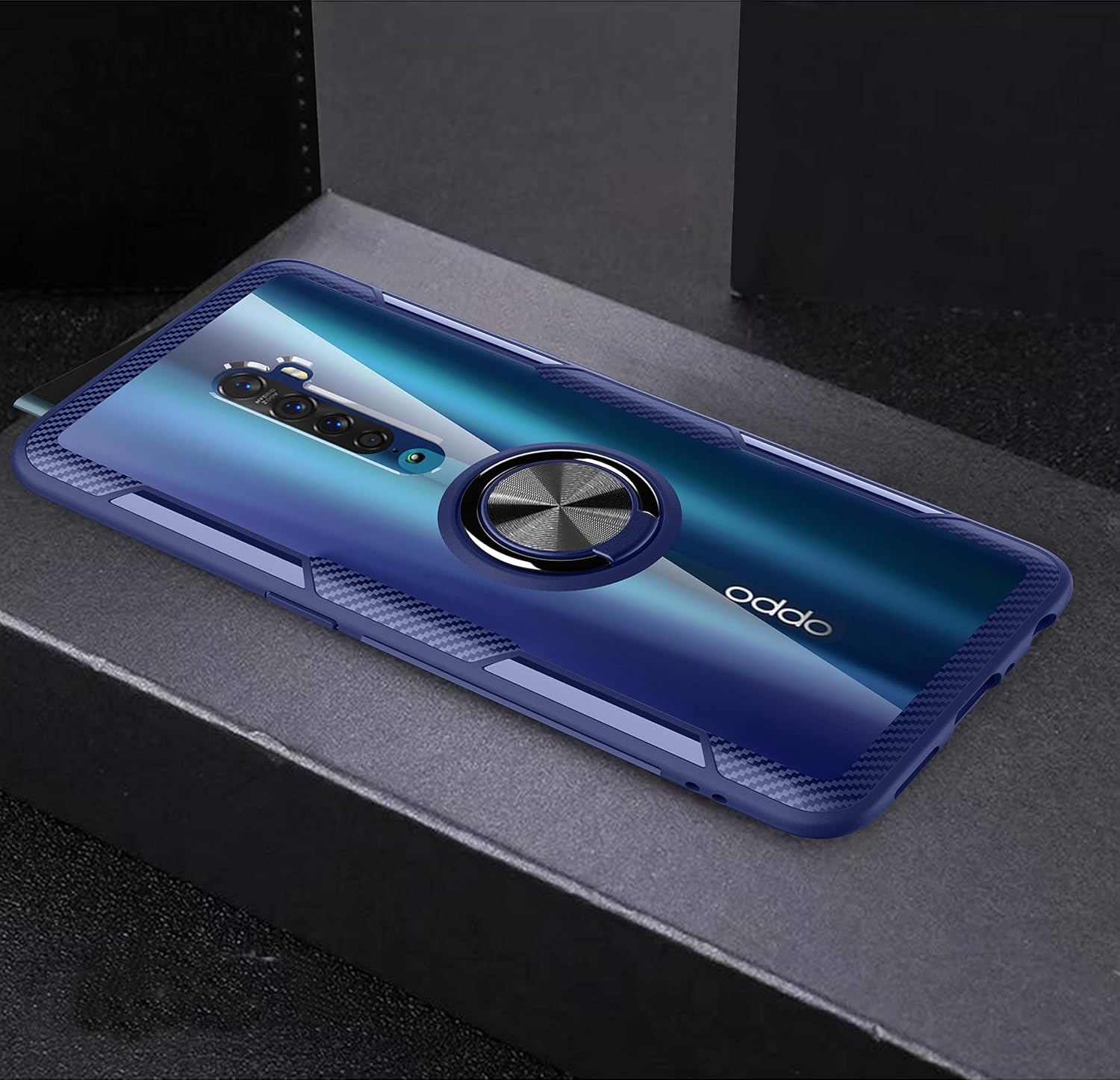 Thumbnail 1 de SORAKA Oppo Reno2 Hülle mit 360 Grad Ring