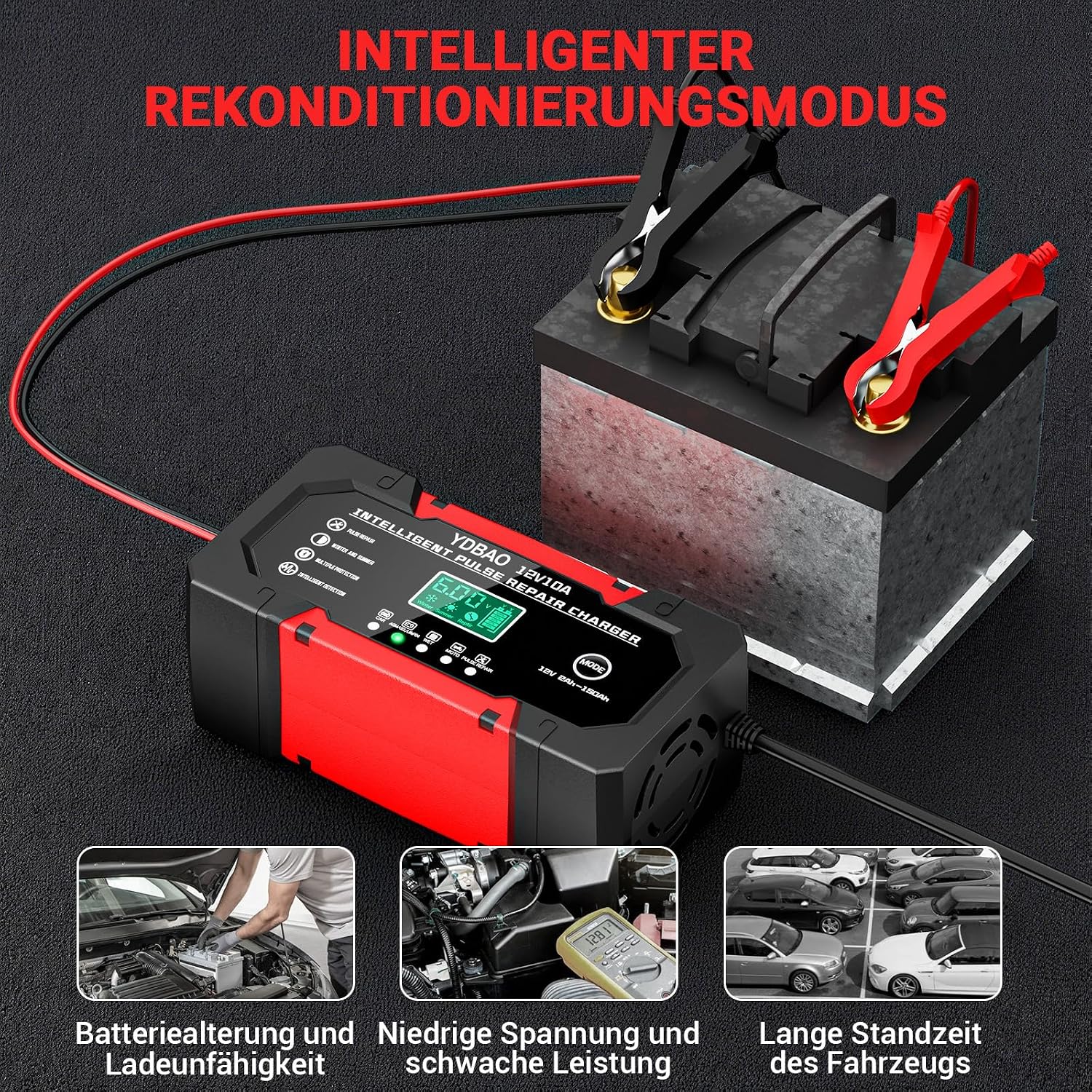 Thumbnail 6 de Autobatterie Ladegerät 12V LiFePO4 10A