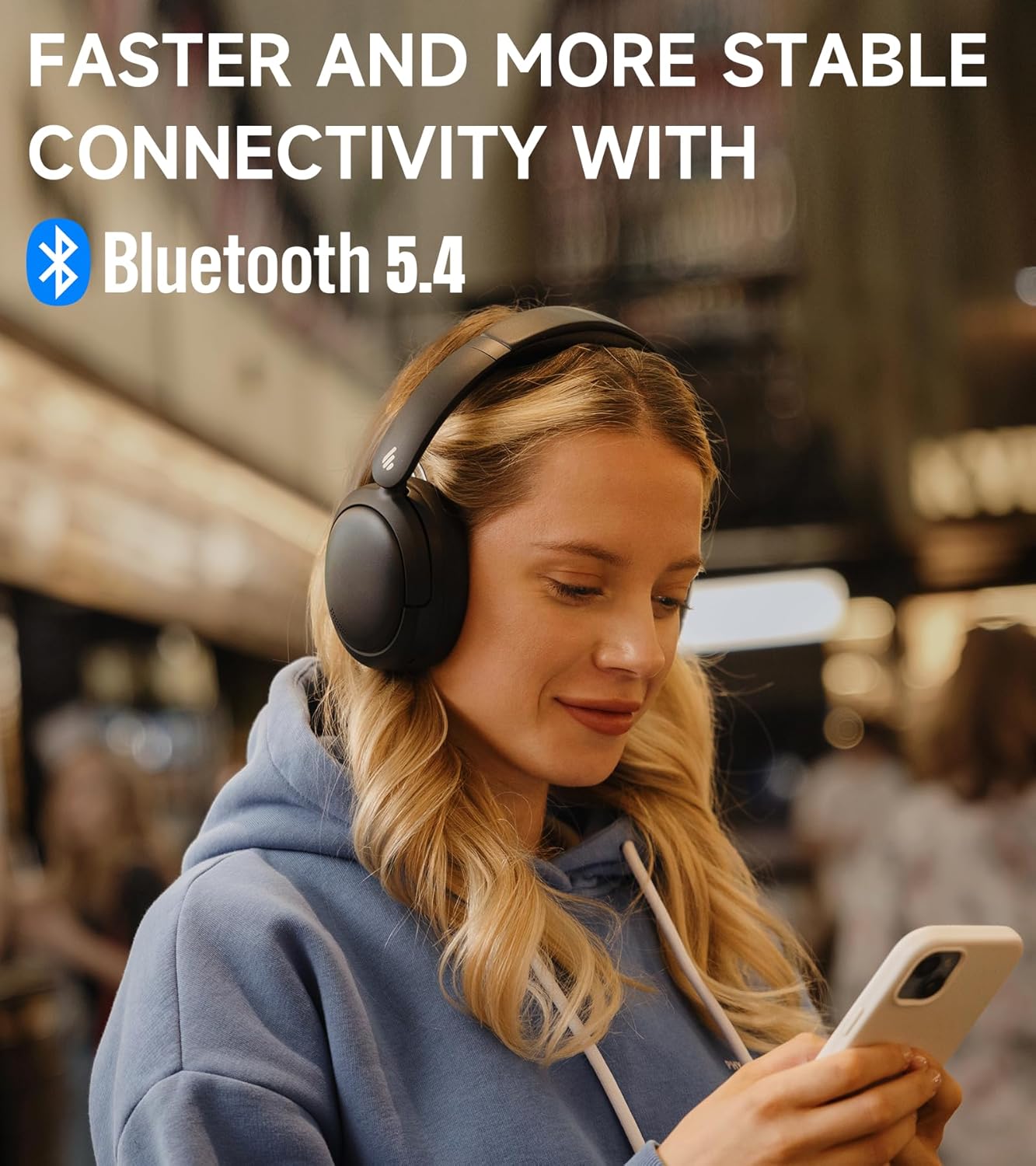 Thumbnail 4 de Edifier W800BT Pro: Hybrid ANC over‑ear headphones with Hi‑Res audio and long battery life