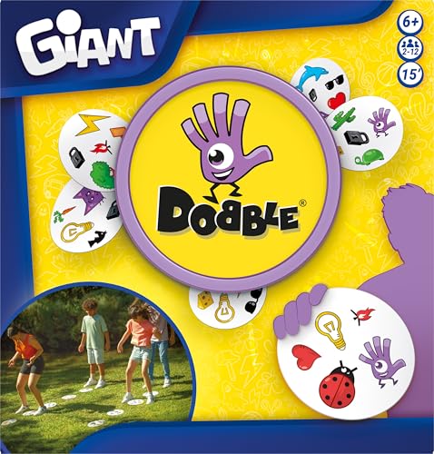 Detalle 2 de Asmodee Dobble Giant : le jeu d’observation en grand format