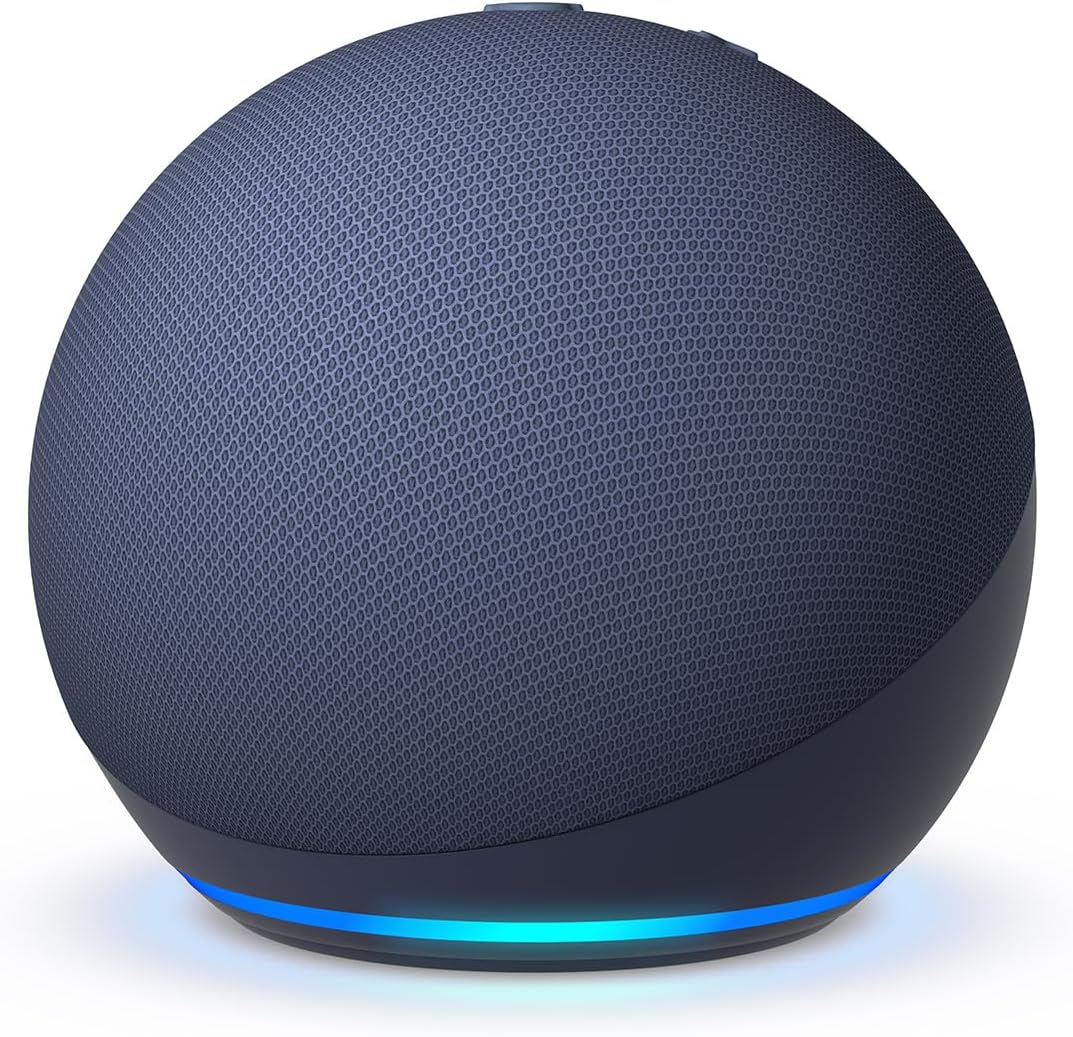 Detalle 2 de Echo Dot (Newest gen) | Deep Sea Blue with Alexa+ Early Access