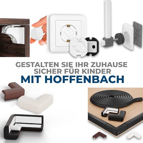 Thumbnail 8 de Hoffenbach 30x Steckdosen Kindersicherung – Drehmechanik, Weiß, kompatibel mit Schuko (Typ F)