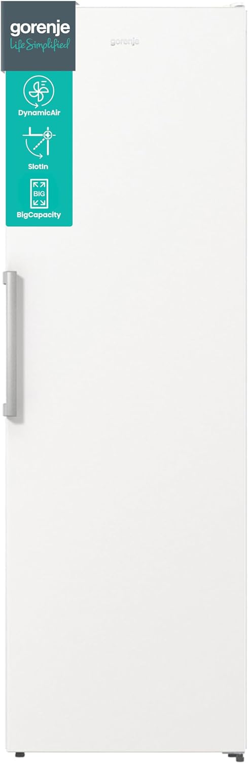 Detalle de Gorenje R4142PS Kühlschrank – Kühlteil 242 Liter, 143,4 cm hoch, CrispZone, LED-Beleuchtung, Silber