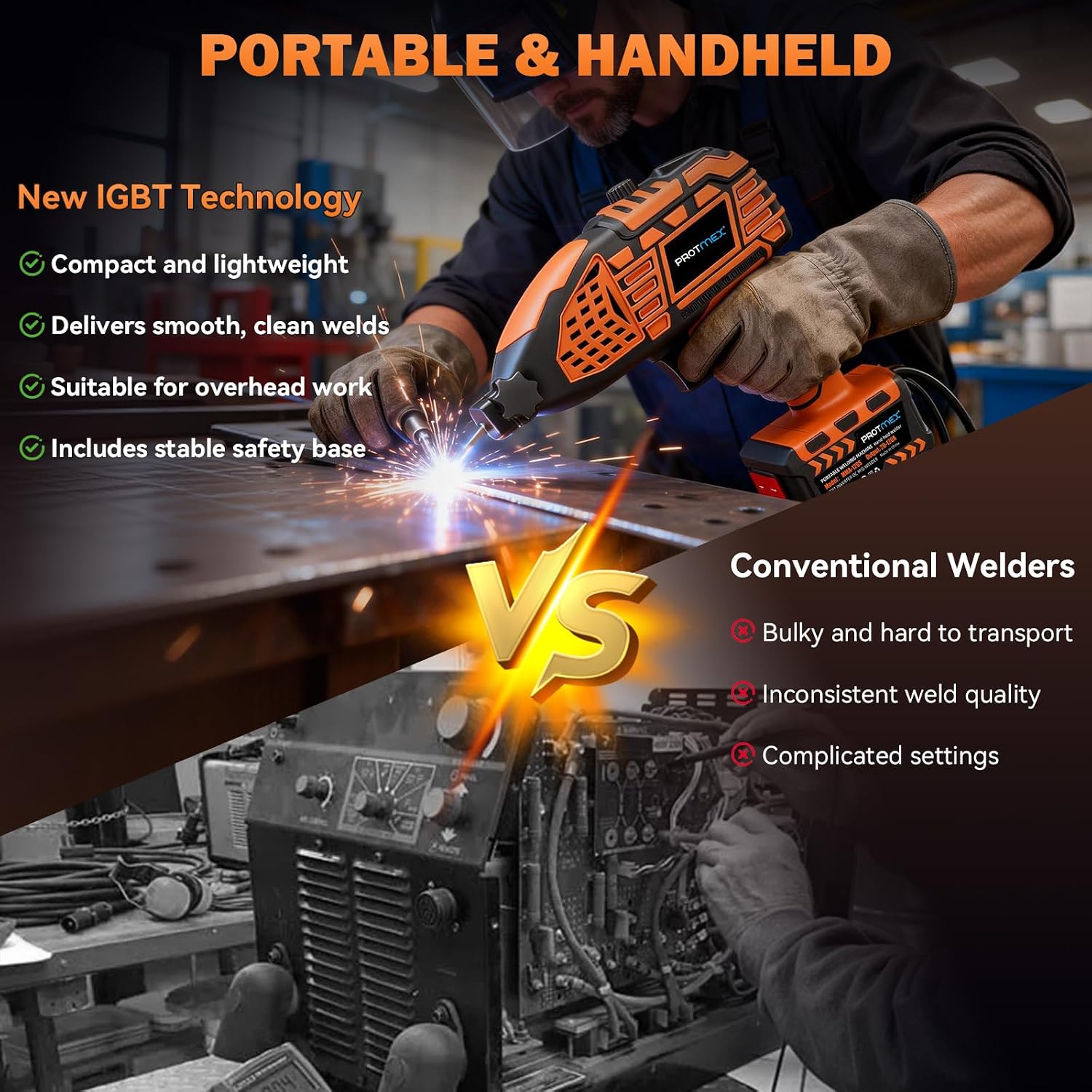 Detalle 1 de Handheld Welder, IGBT Inverter