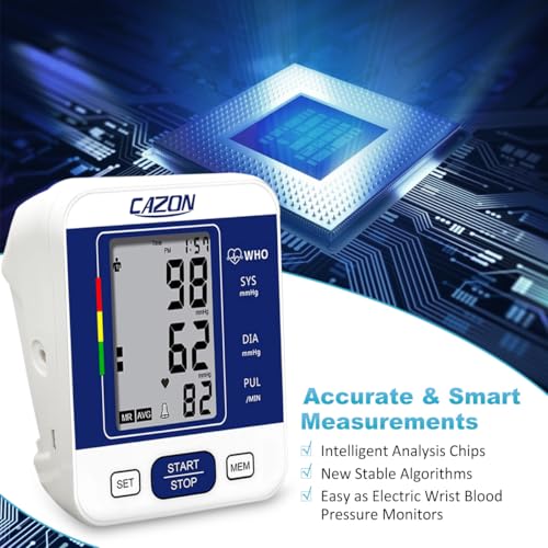 Detalle 2 de CAZON Blood Pressure Monitor with Large Cuff (22-40cm) for Home Use