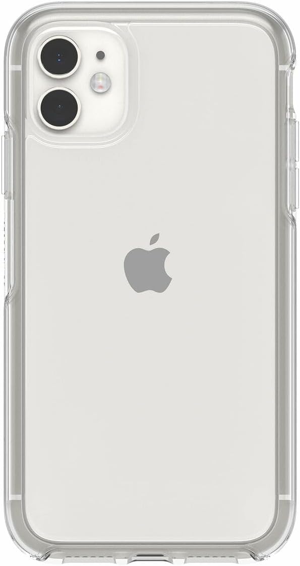 Detalle de OtterBox Symmetry Clear per iPhone 11: custodia ultrasottile resistente agli urti, trasparente