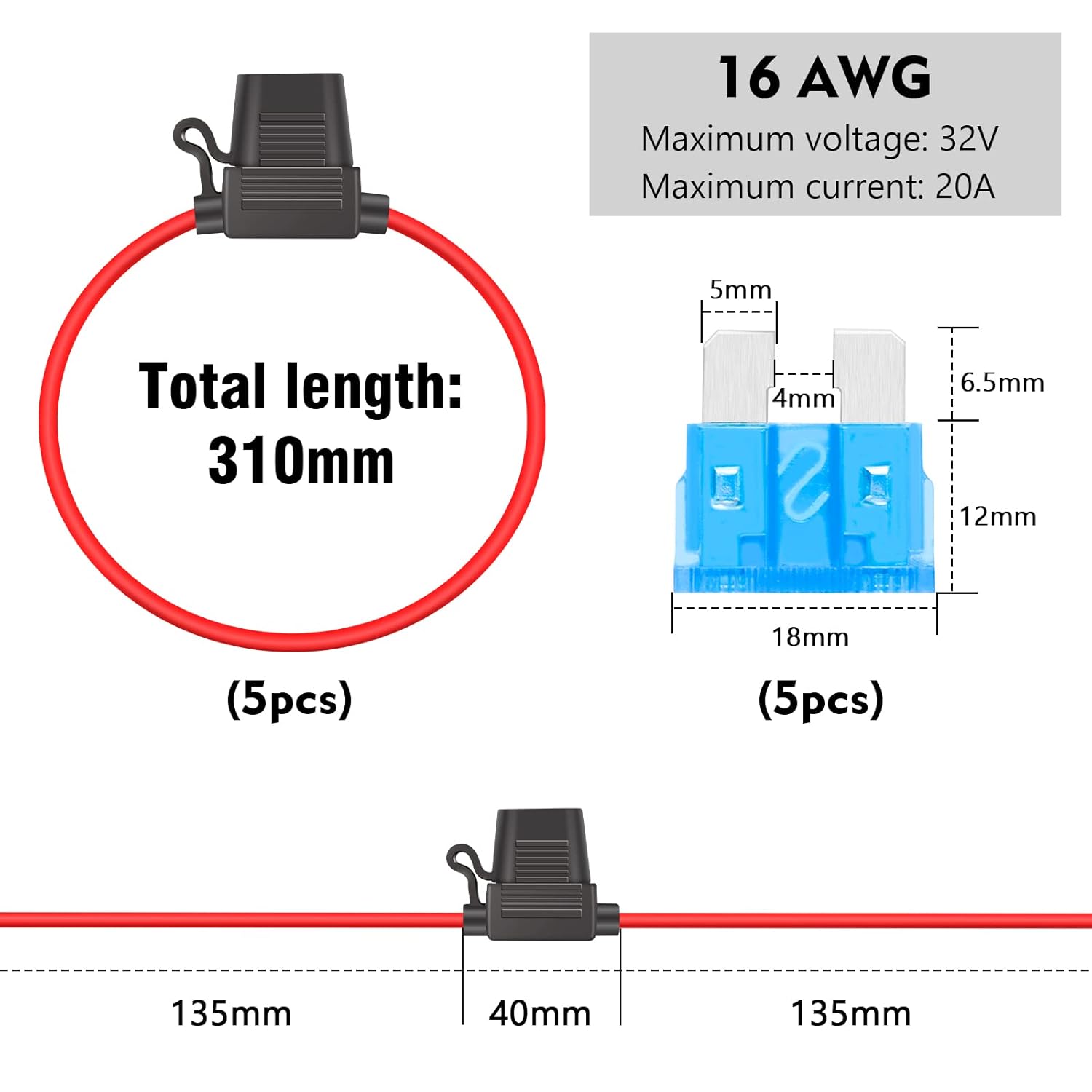 Thumbnail 3 de JatilEr Sicherungshalter 5er