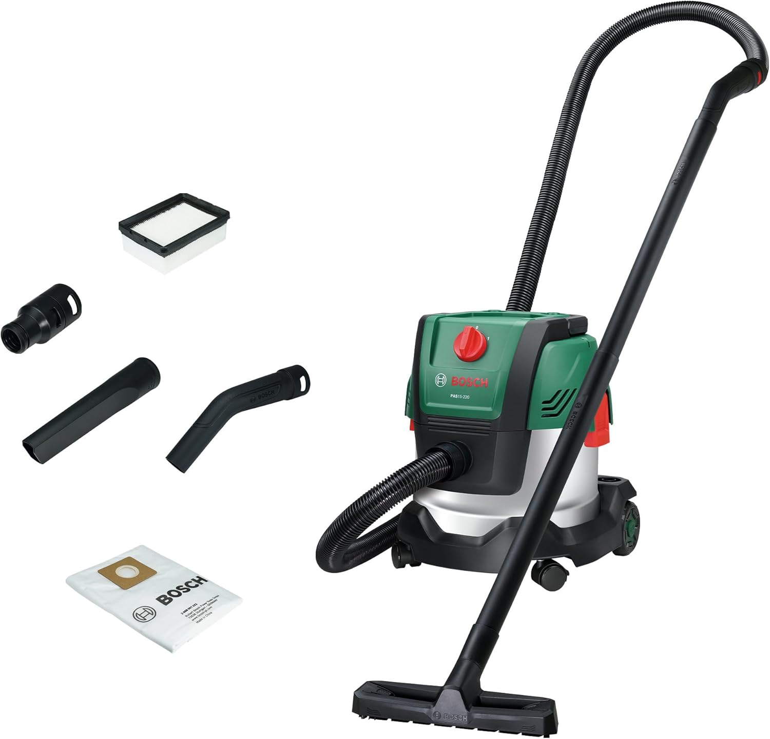 Detalle de Bosch Aspirapolvere a filo PAS15-220: potenza, flessibilità e accessori per casa