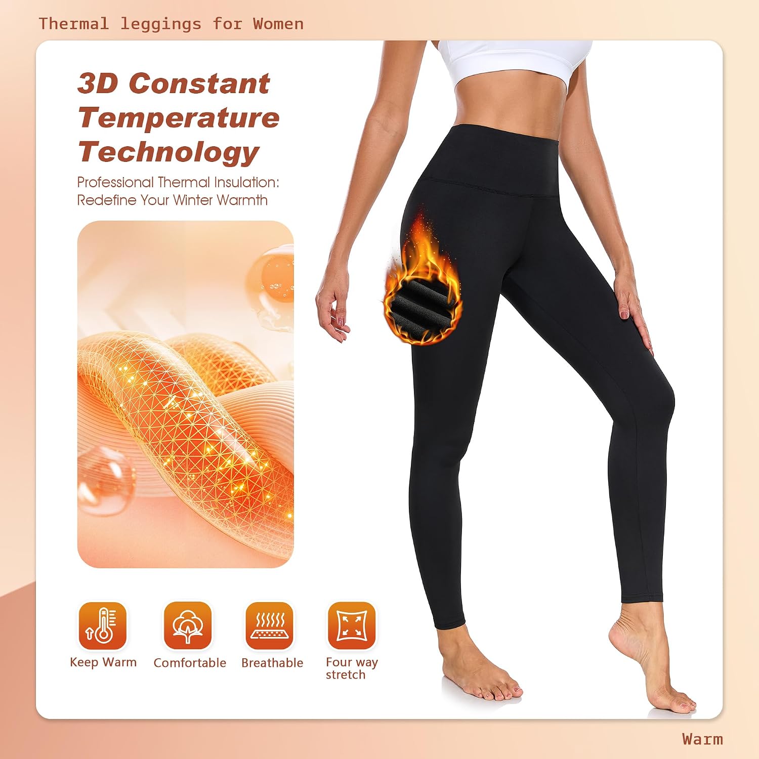 Thumbnail 3 de BENNIES Winter High Waist Thermal Leggings