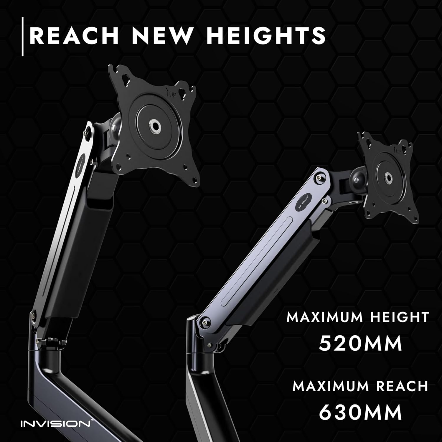 Thumbnail 3 de Invision MX900 Dual Monitor Arm