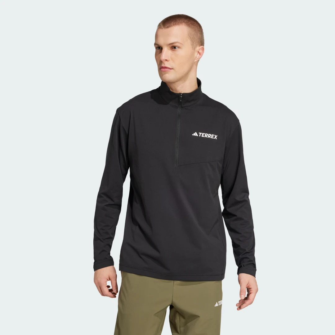 Detalle de Camiseta manga larga Terrex Multi Climacool 1/2 Zip de Adidas