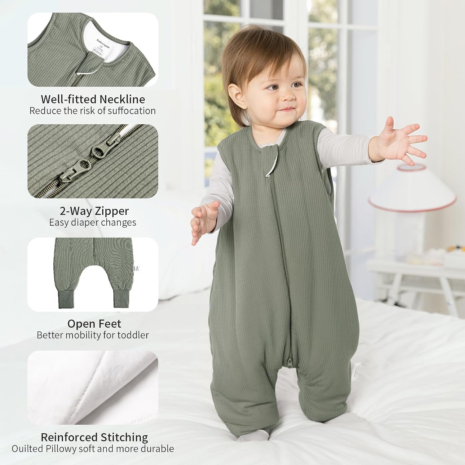 Thumbnail 3 de BubblePanda Bamboo 1.0 Tog Sleep Sack
