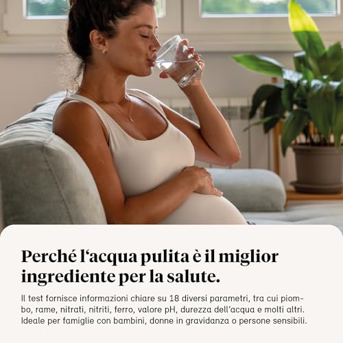 Detalle 2 de Test acqua potabile 18 in 1 - Kit analisi acqua potabile con 25 strisce, Trignostics