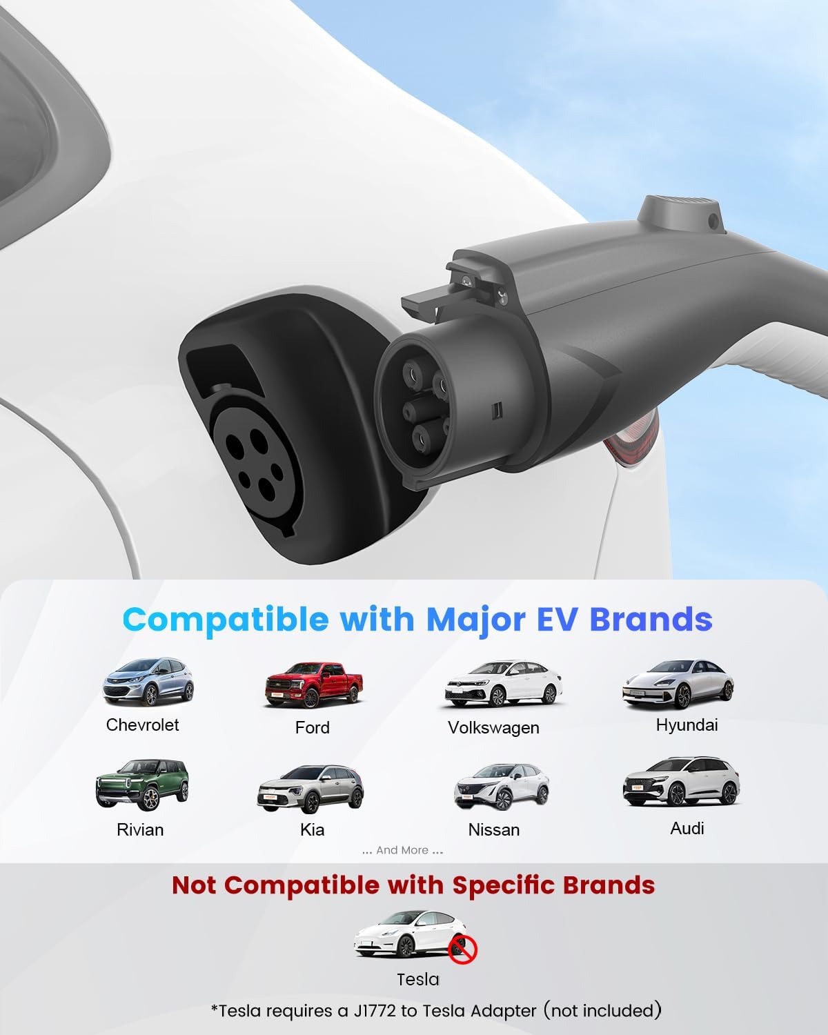 Thumbnail 4 de EVDANCE Level 2 EV Charger 24A 240V with NEMA 10-30P and 25ft Cable