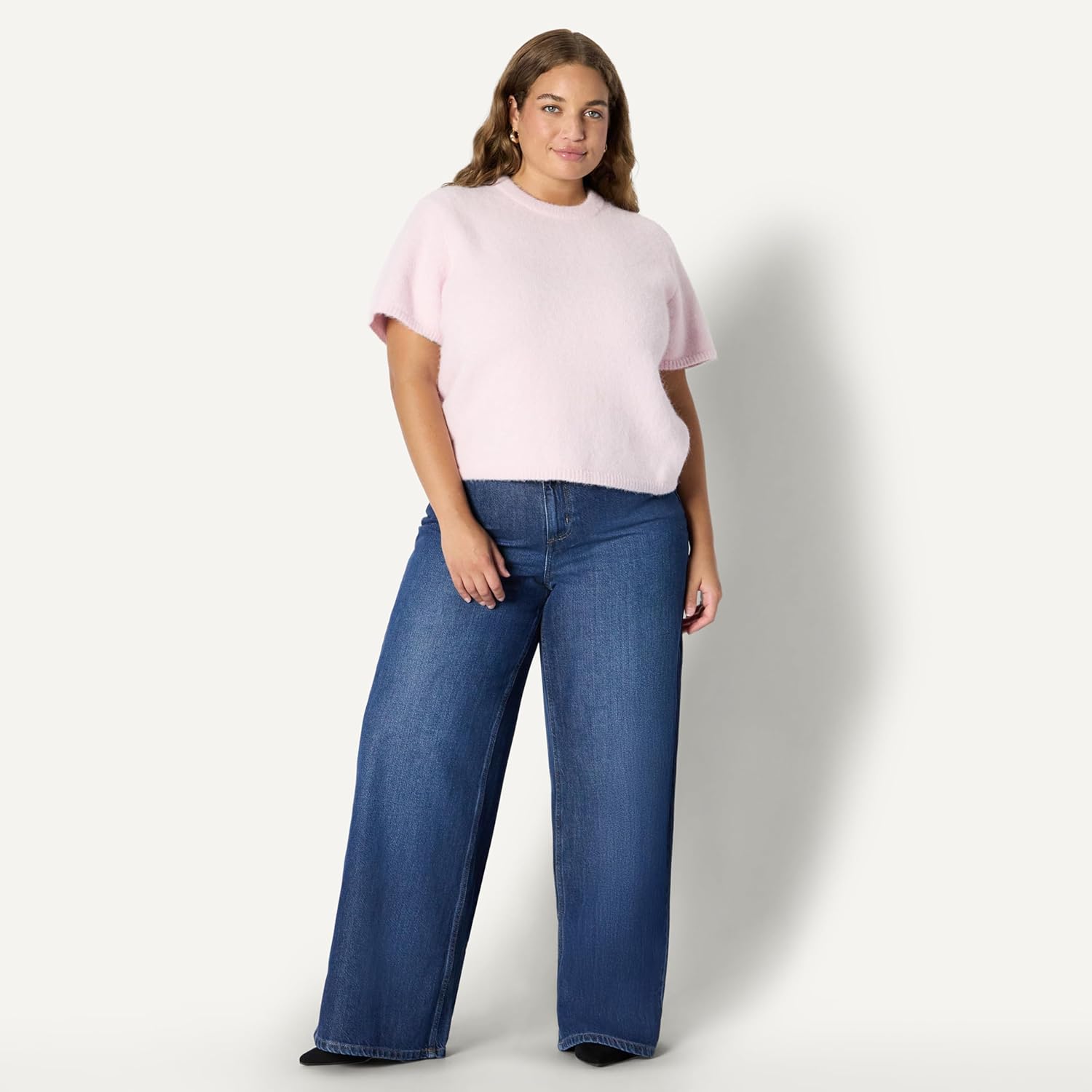 Thumbnail 6 de Amazon Essentials women’s relaxed-fit faux mohair short sleeve jumper top