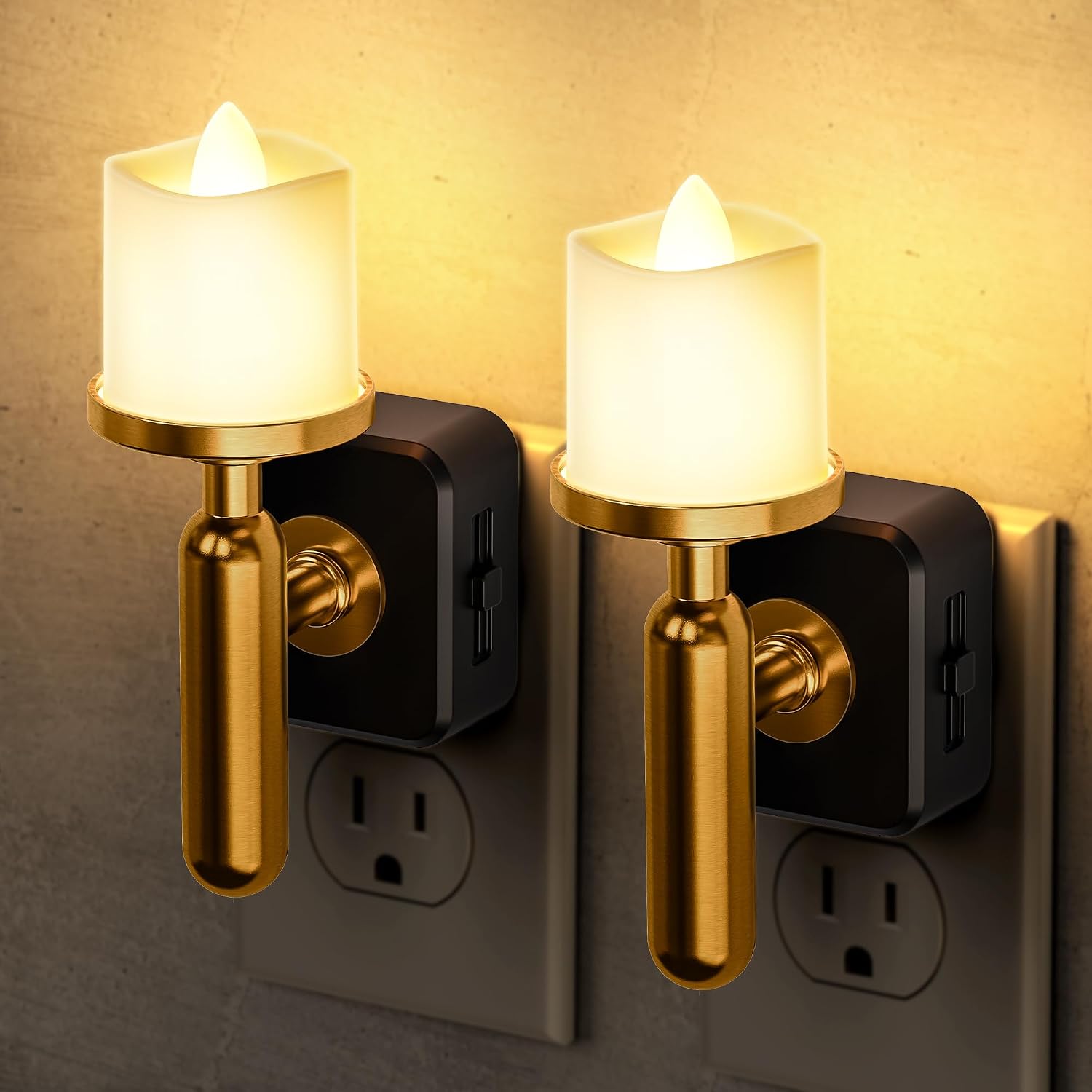Detalle de Briignite plug-in night light, 0–100 lumens