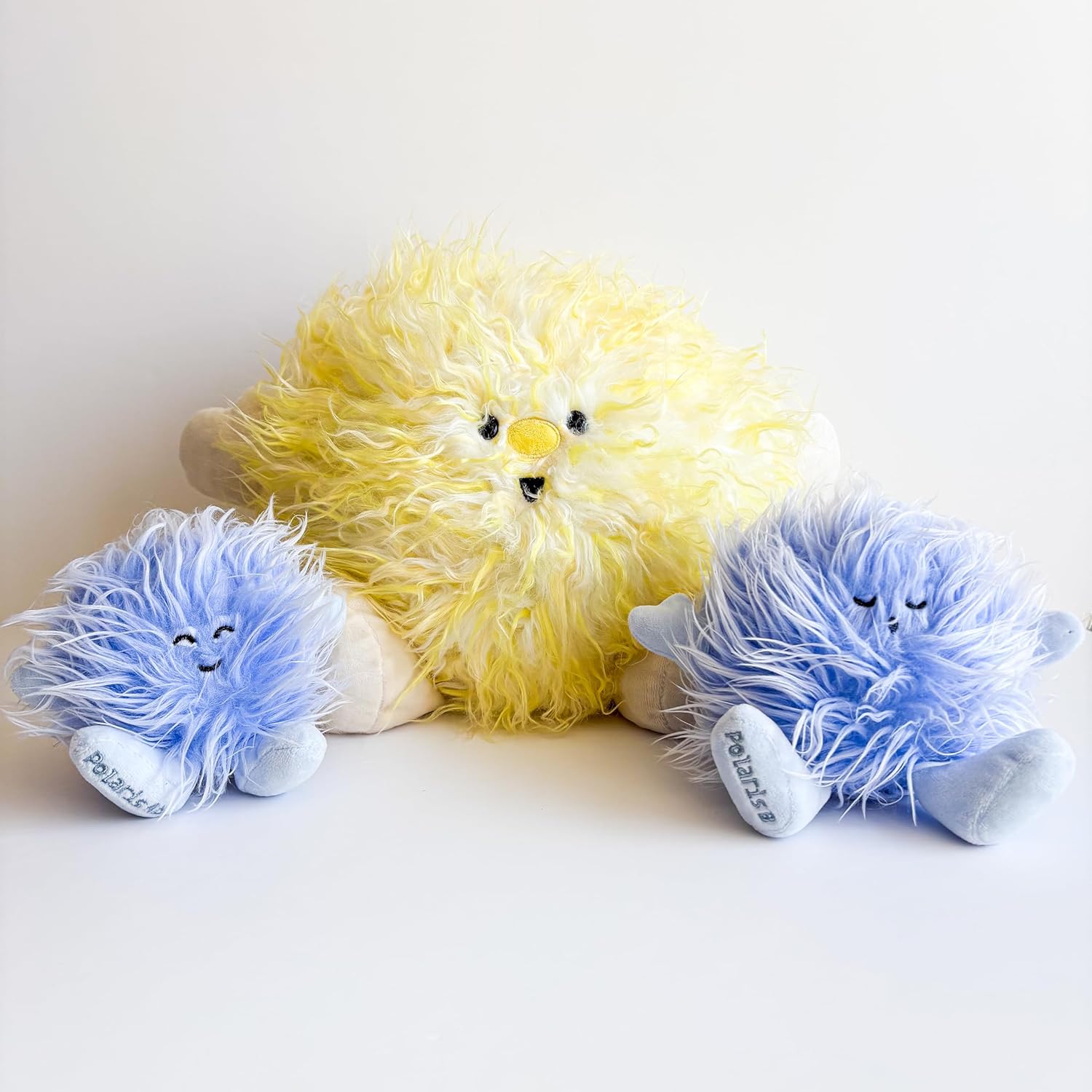 Detalle 2 de Celestial Buddies Two Little Stars Buddy 宇宙・太陽系テーマのぬいぐるみ、ブループラネット