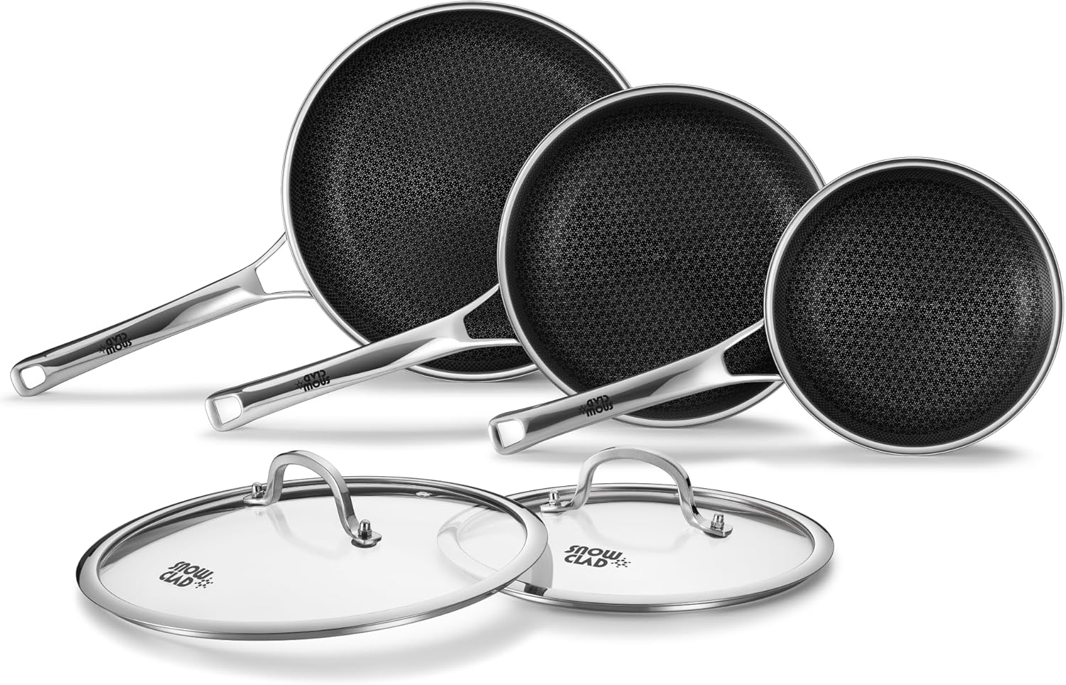 Thumbnail 6 de OATOFP 12-inch Nonstick Frying Pan (Hybrid Stainless Steel) with Lid