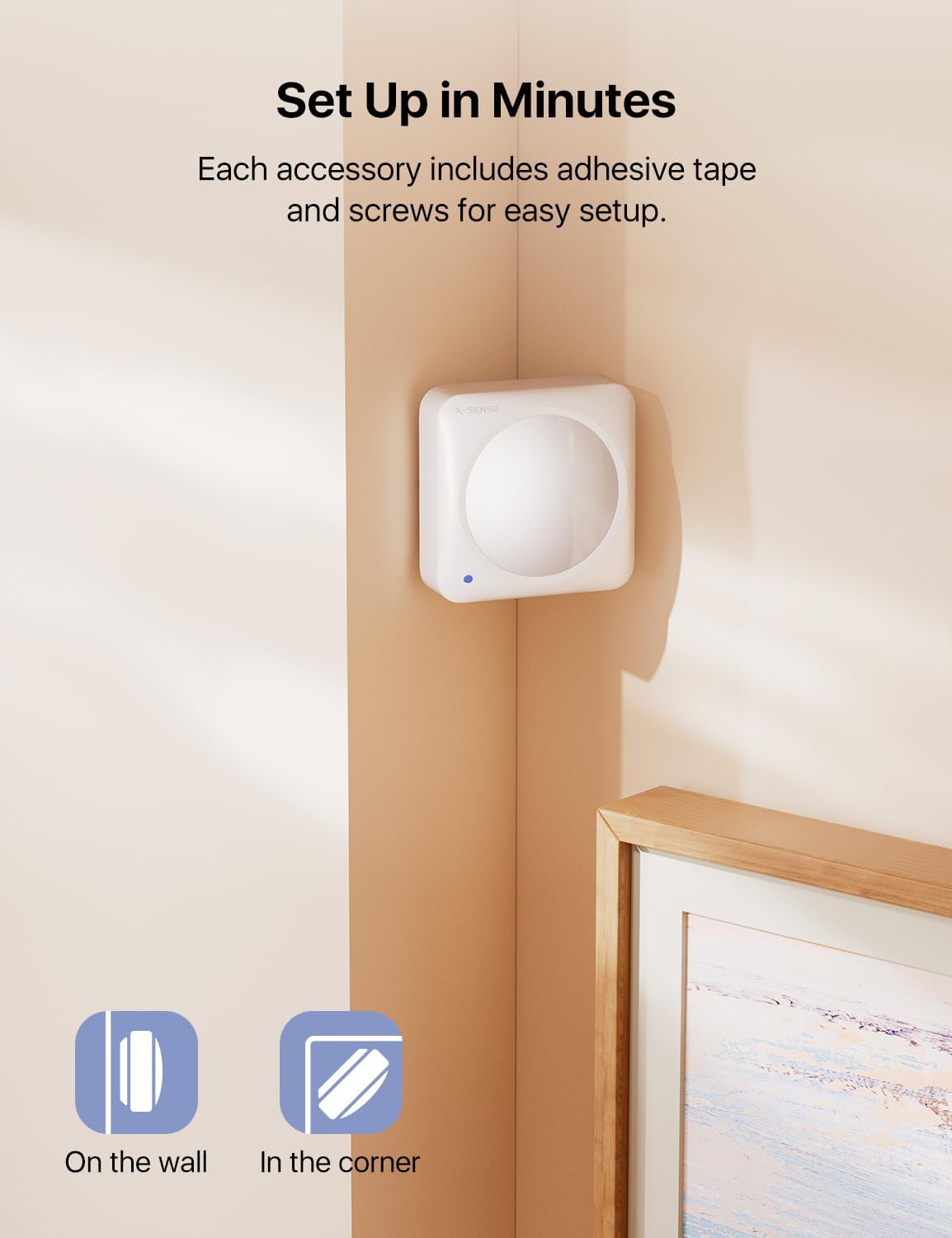 Thumbnail 5 de X-Sense AS08 smart home wireless security kit with Alexa, app alerts and 100 dB base station