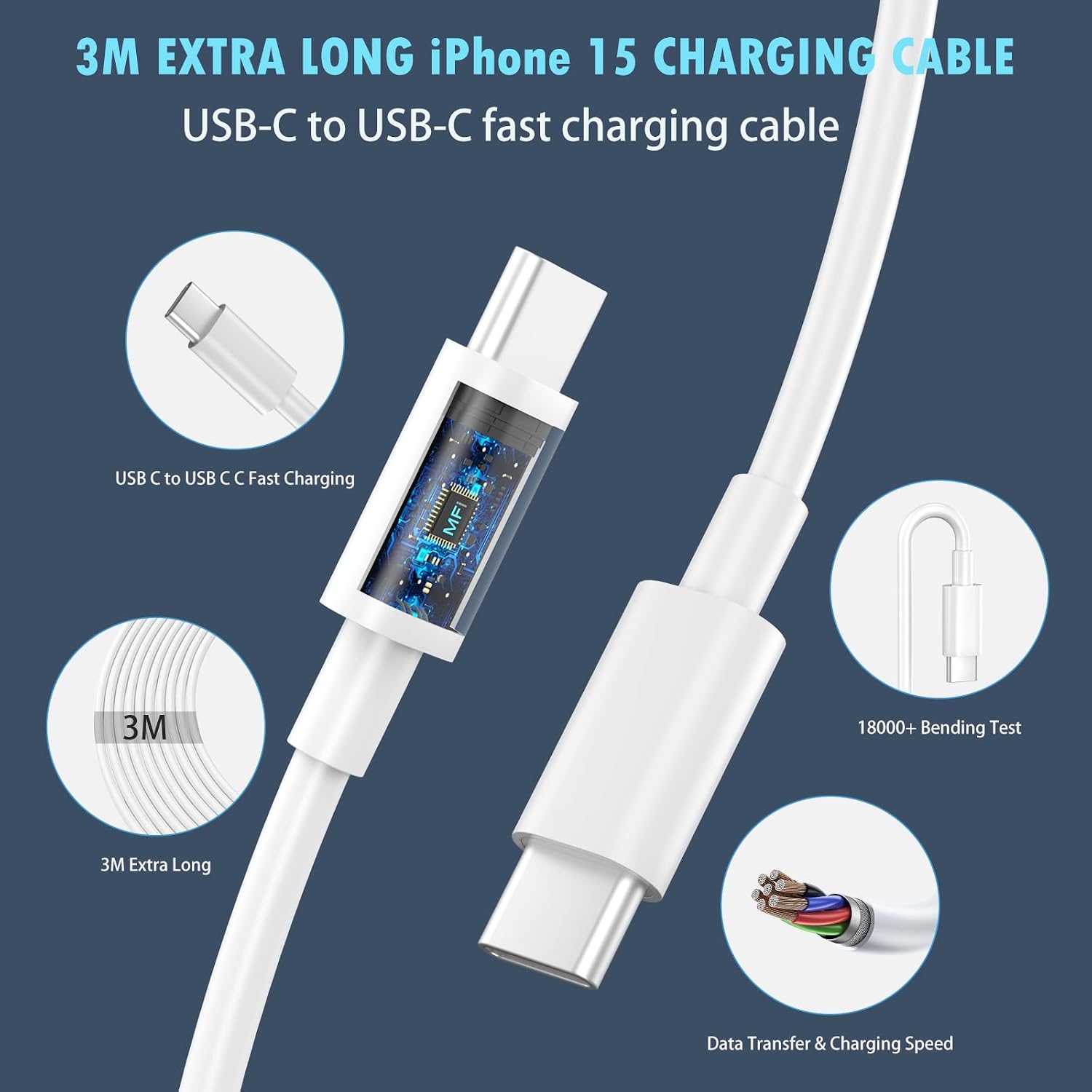 Thumbnail 4 de DiHines USB C 20W Charger 2 Pack