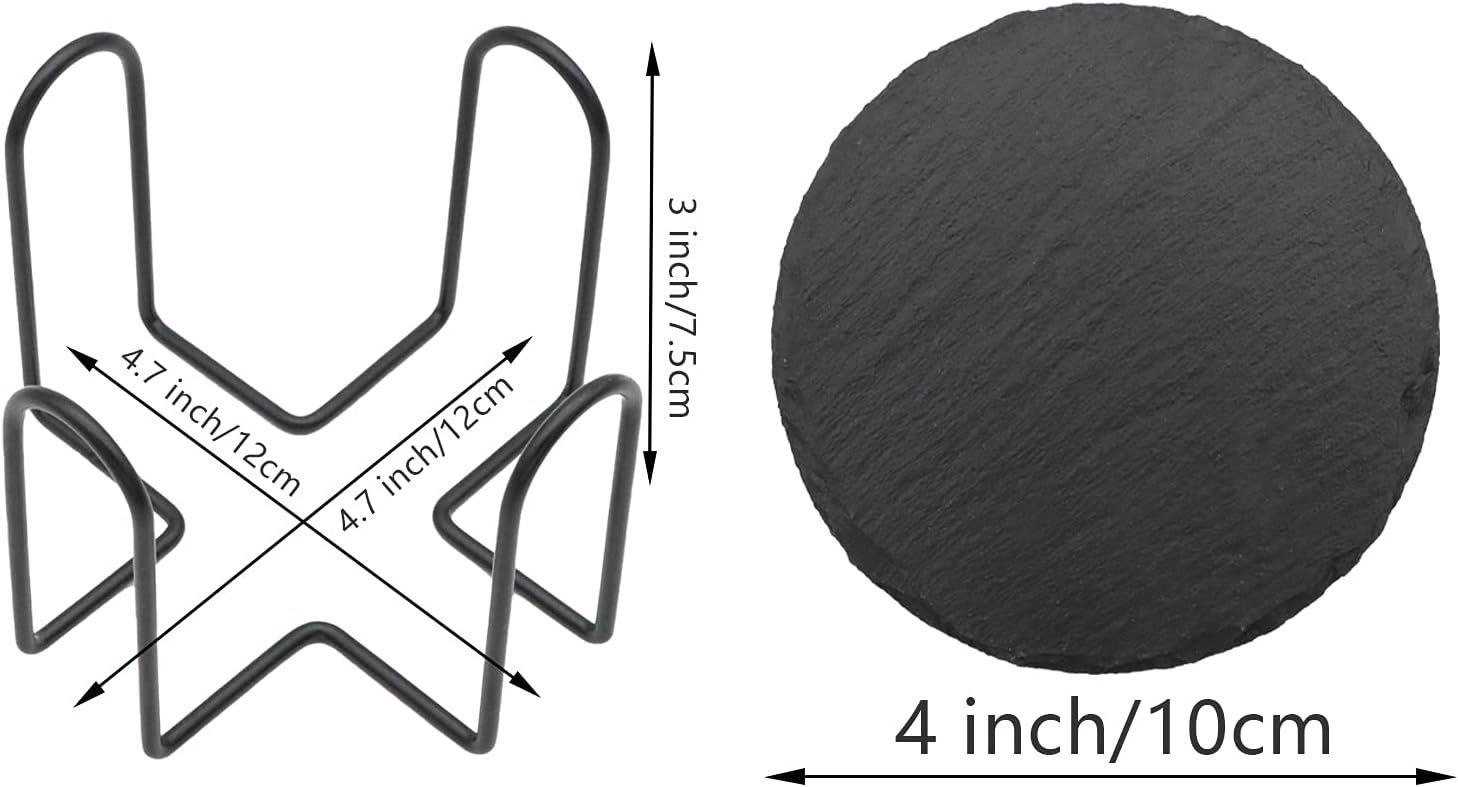 Detalle 2 de VIBRATITE Schiefer-Untersetzer 10,2 cm đ„