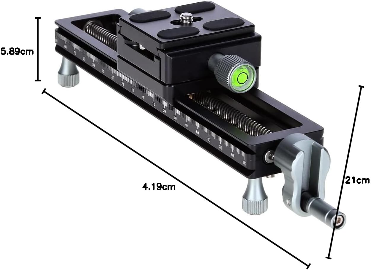 Detalle 2 de Rollei Slitta macro stabile per fotocamere DSLR e sistema, per macro stacking