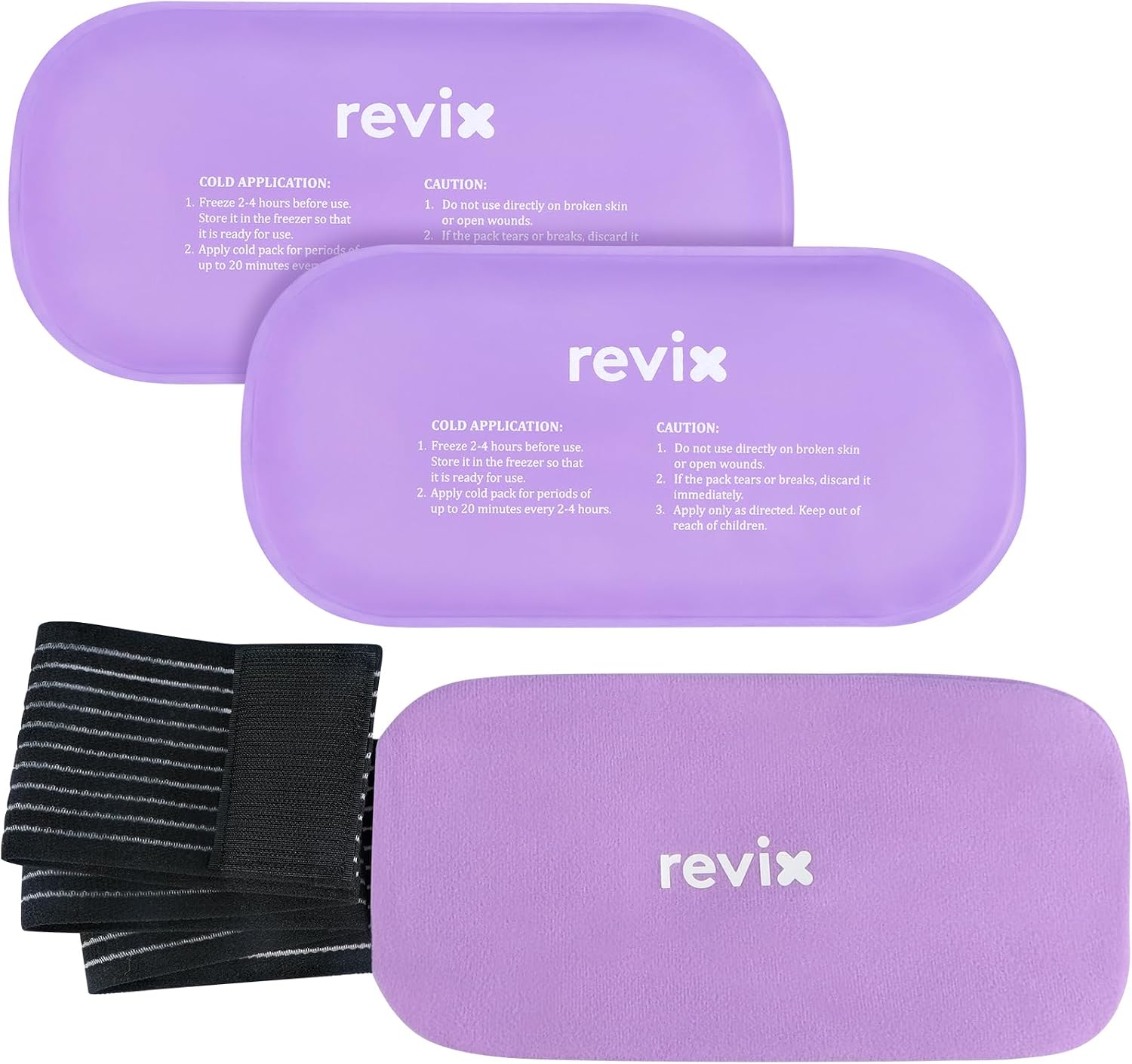 Detalle de REVIX Reusable Gel Ice Packs 10" x 5