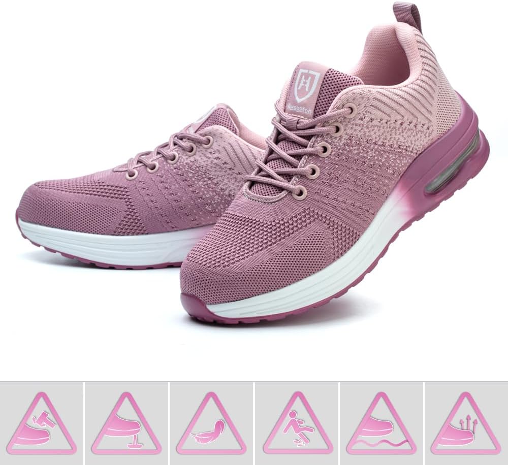 Thumbnail 5 de Bawalon Arbeitsschuhe Leicht Stahlkappe 🥾