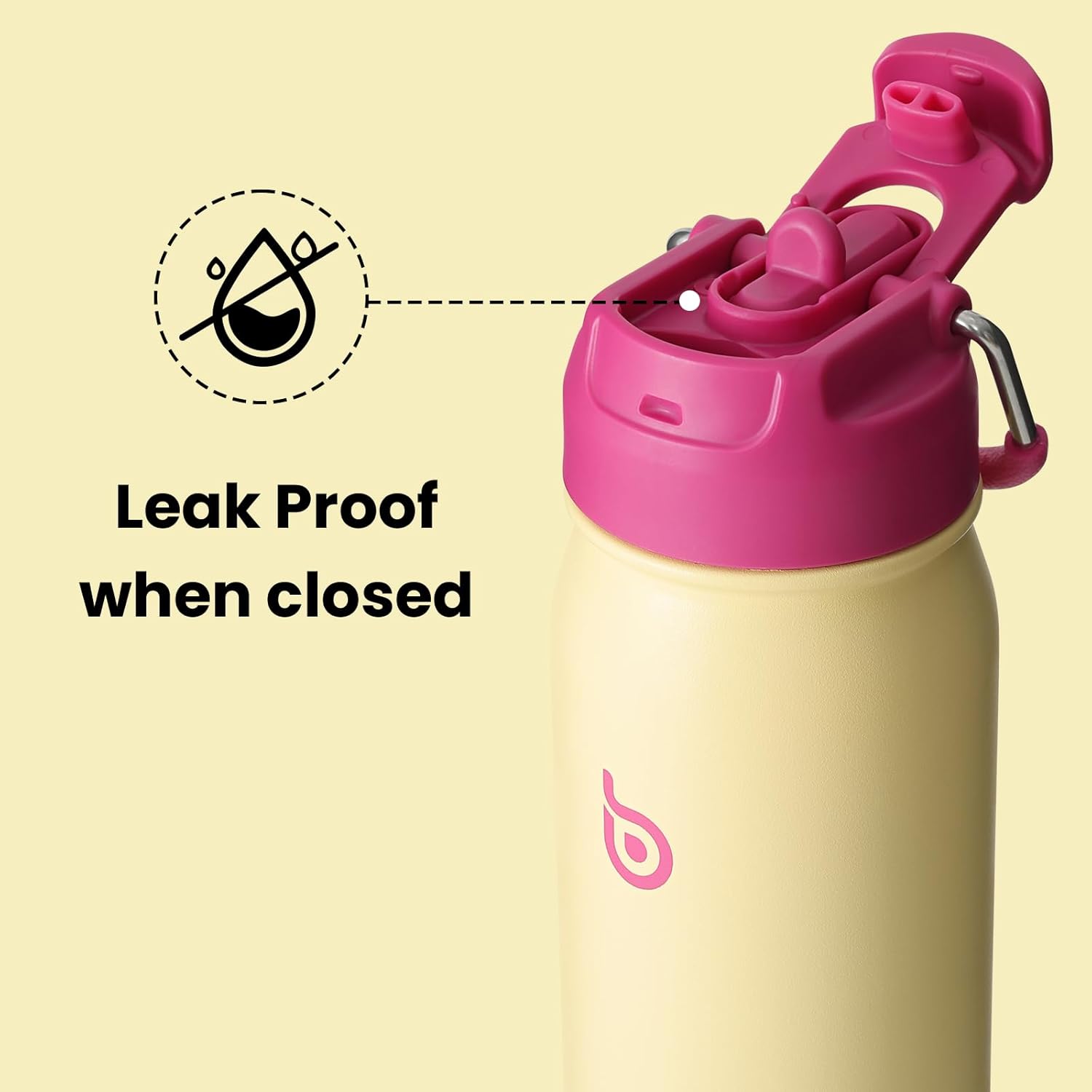 Thumbnail 3 de Bottle Bottle BOTTLE Stainless Steel Kids Water Bottle 16oz insulated with straw