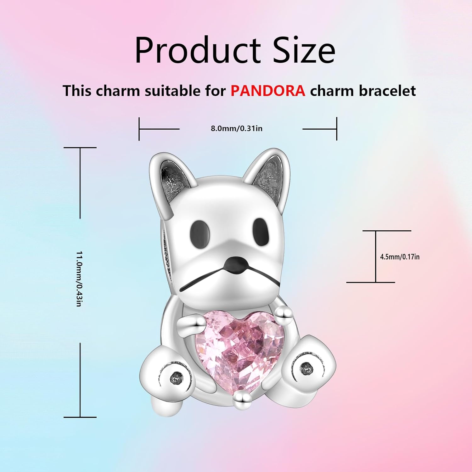 Thumbnail 1 de FLUFLO Charm Anhänger Damen 925 Sterling Silber – Kompatibel mit Pandora & europäischen Charm-Bändern