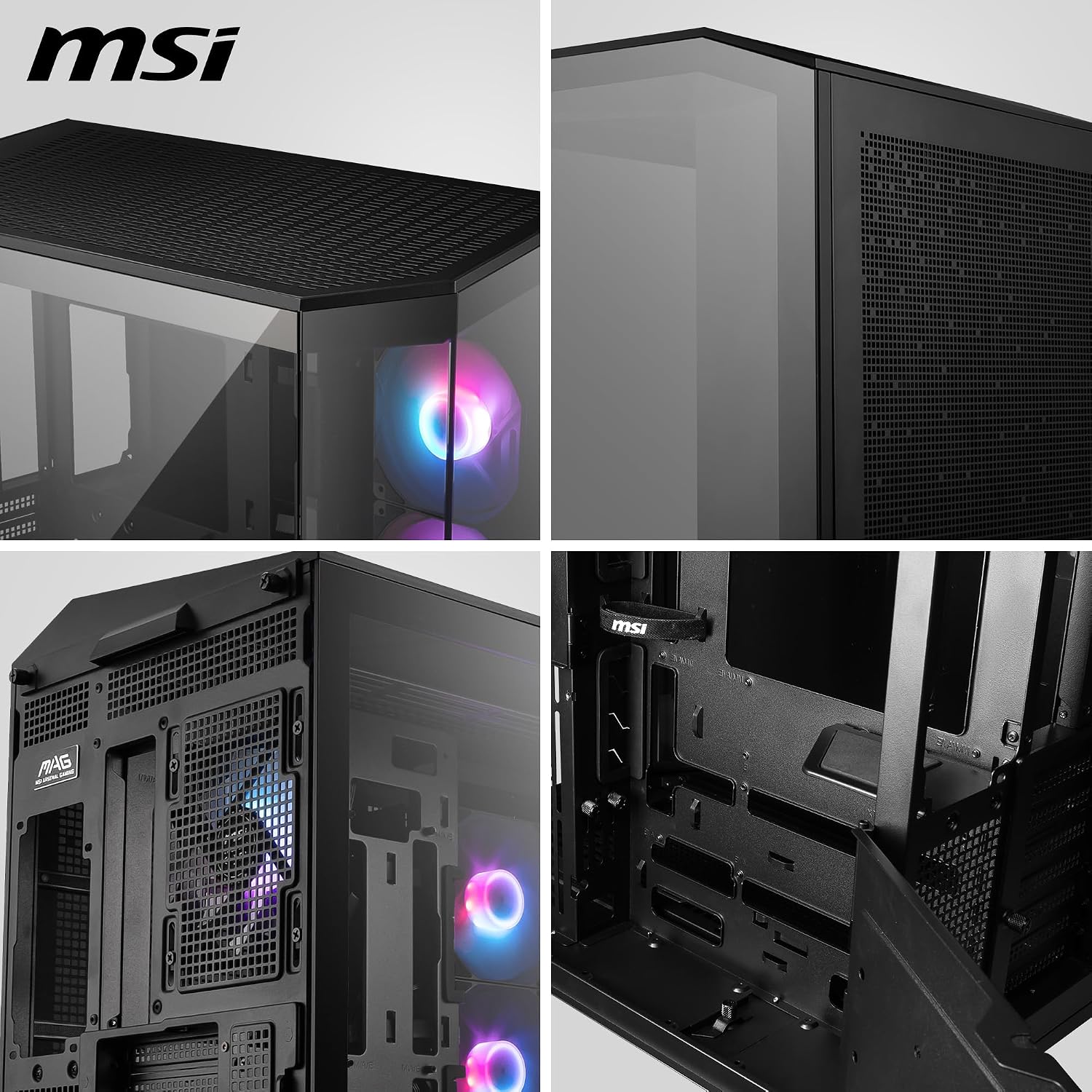 Thumbnail 6 de MSI MAG PANO 100R PZ: case ATX con montaggio GPU verticale e filtri antipolvere