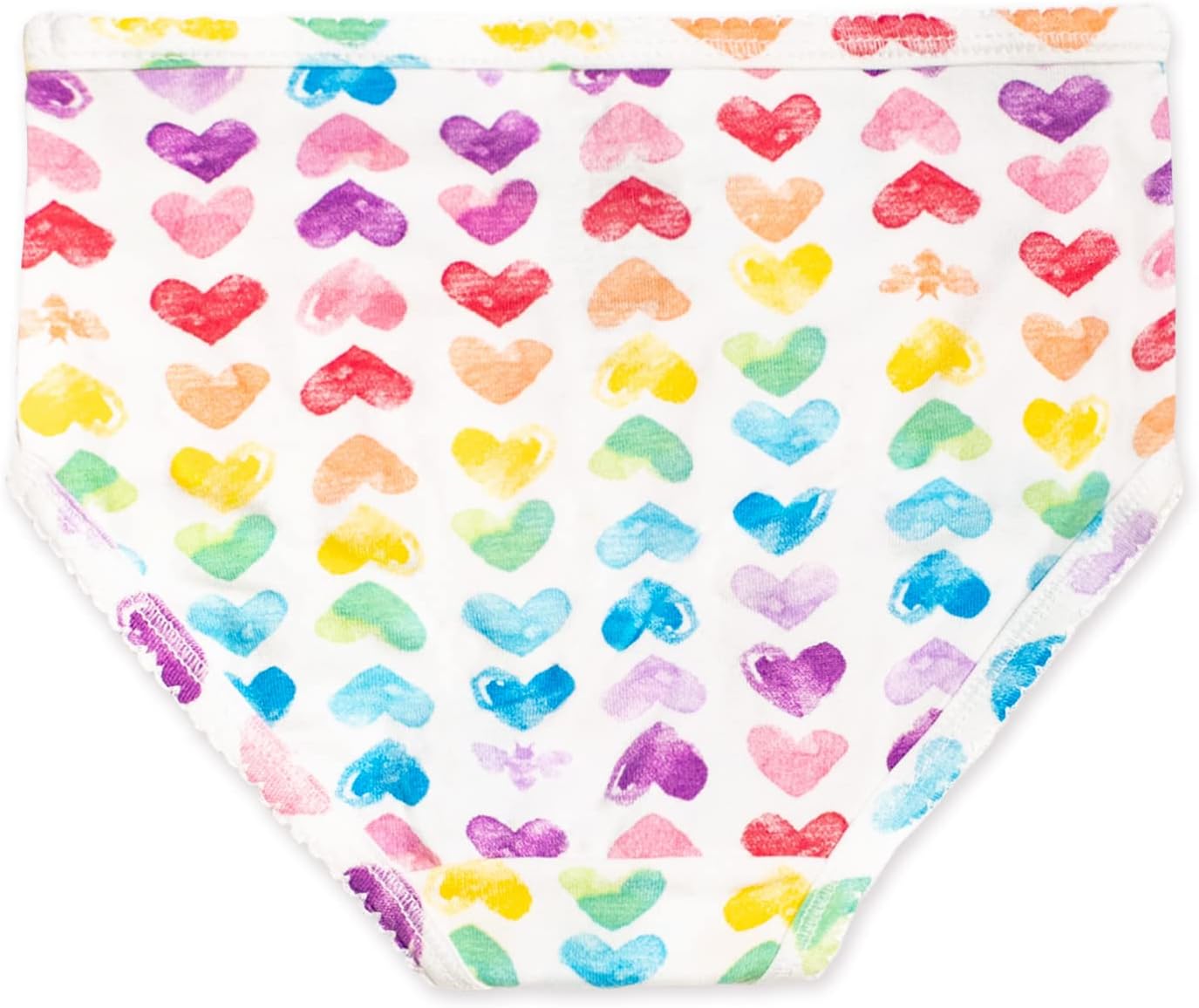 Detalle de Burt's Bees Baby Toddler Girls' Underwear Set of 5 (2T–8 Years) – Solids, Stripes, Prints