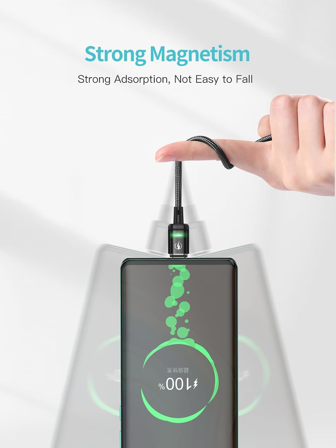 Thumbnail 5 de Kuulaa 2M Magnetisches 3‑in‑1 Kabel
