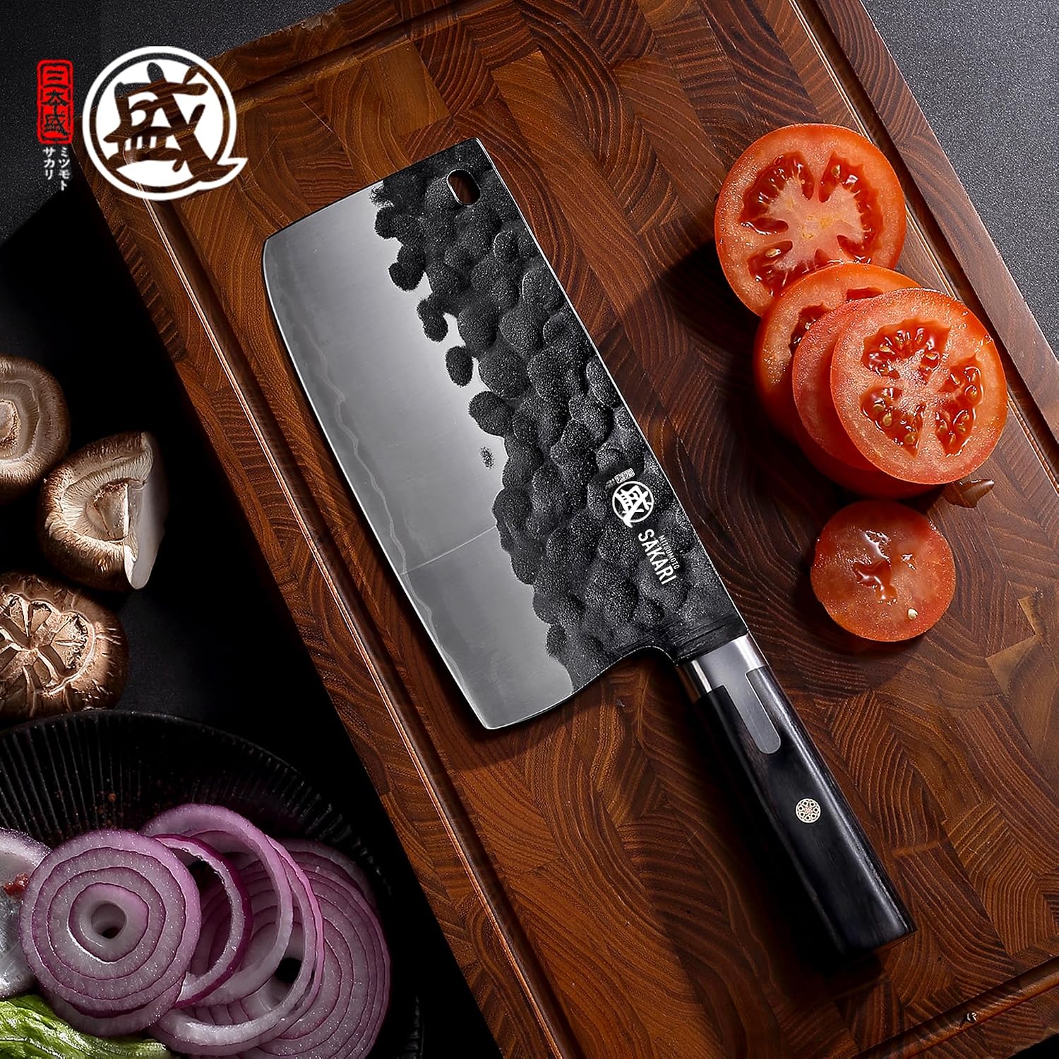 Detalle de MITSUMOTO SAKARI MS-1991-Z-IT 7-Inch Japanese Slicer, S301 Steel